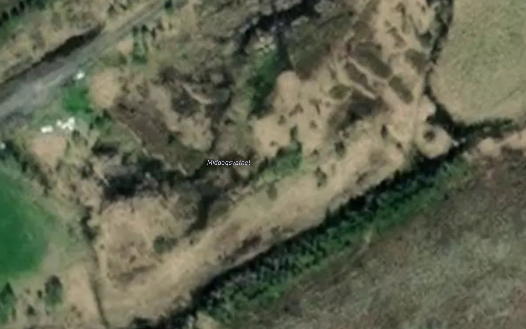 Satellite map of the Middagsvatnet