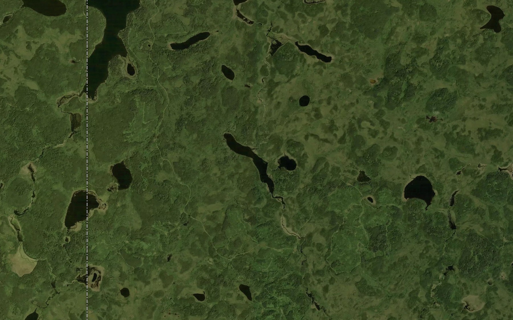 Satellite map of the Little Fish Lake