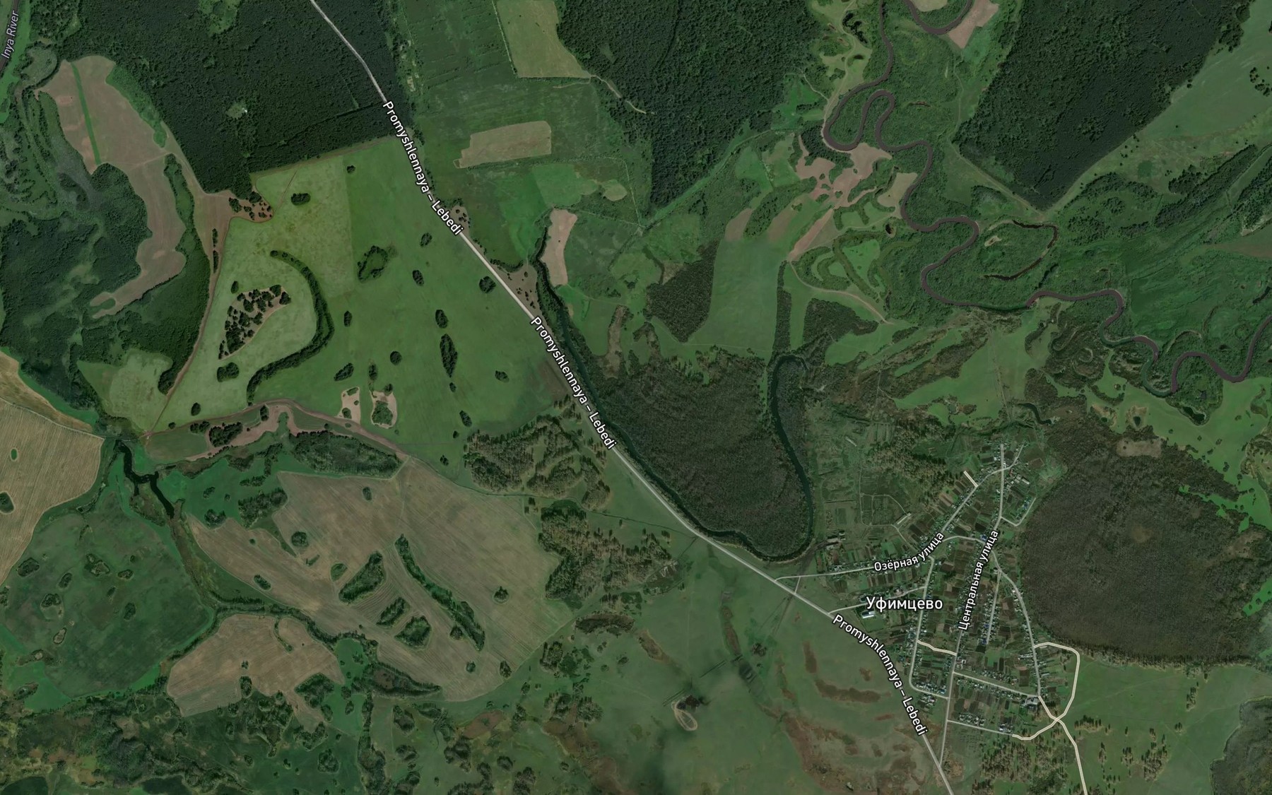 Satellite map of the Ozero Chernoye