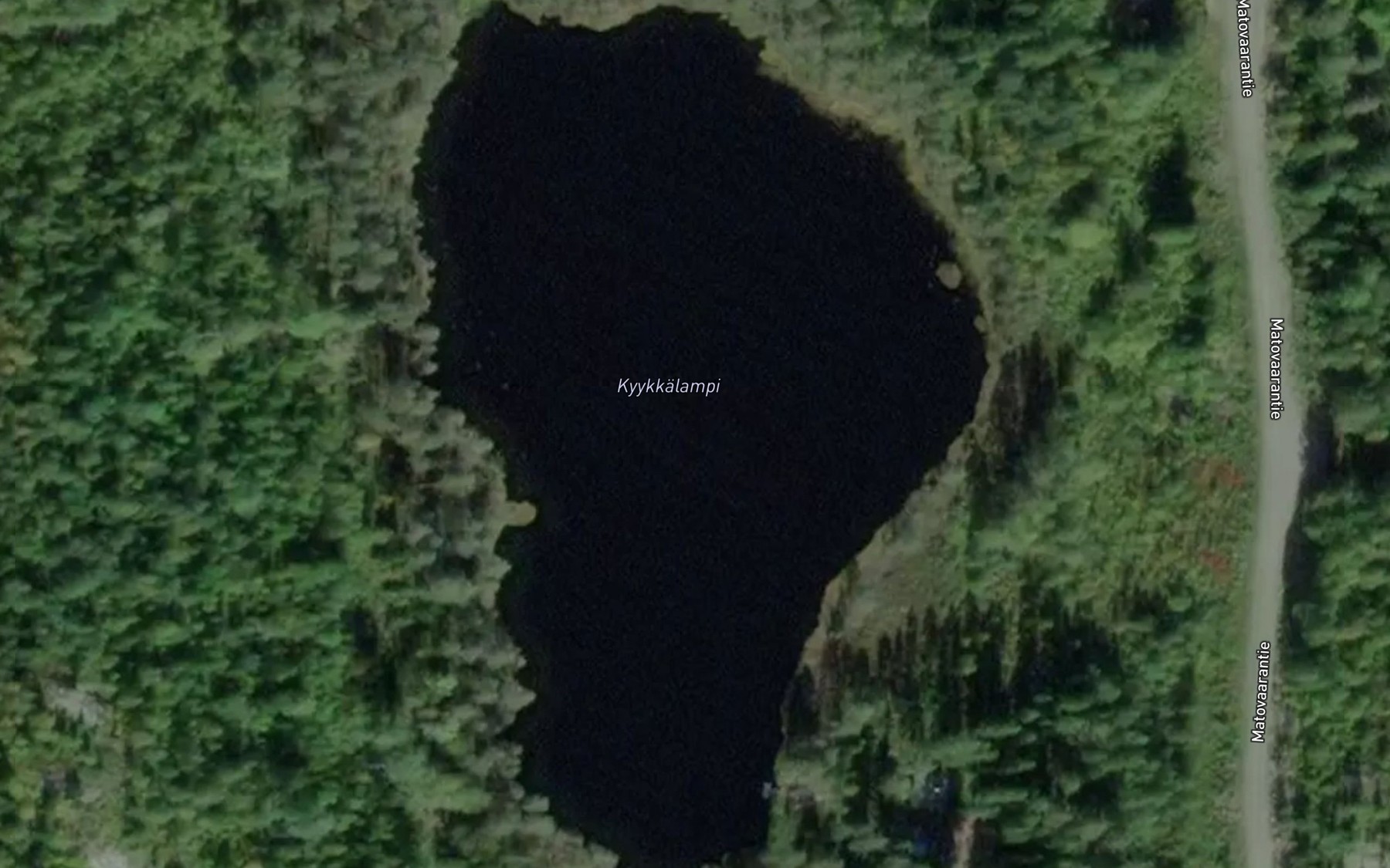 Satellite map of the Kyykkalampi