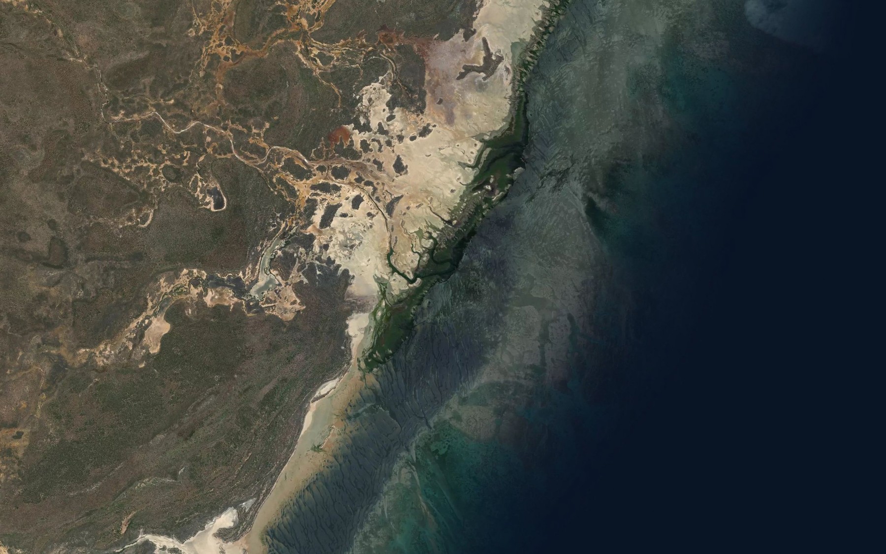 Satellite map of the Mankurtoity Creek