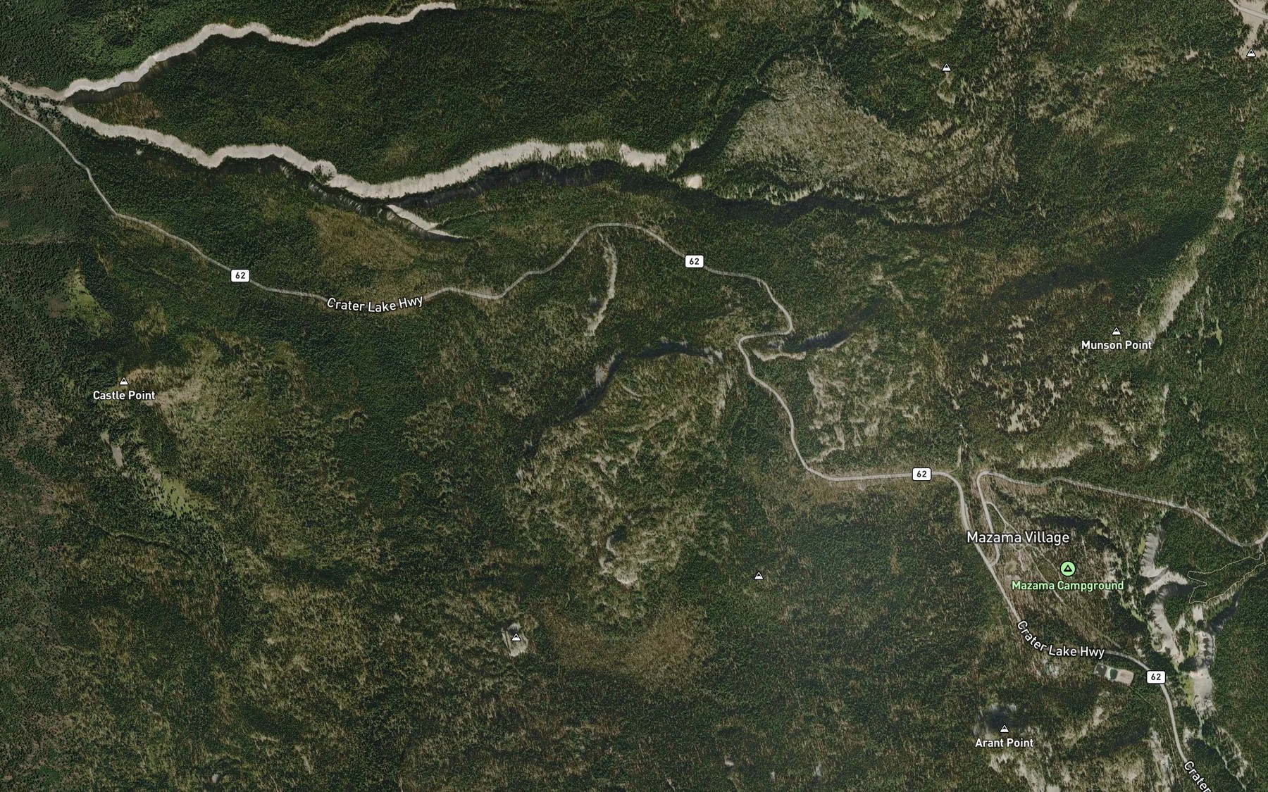 Satellite map of the Whitehorse Pond