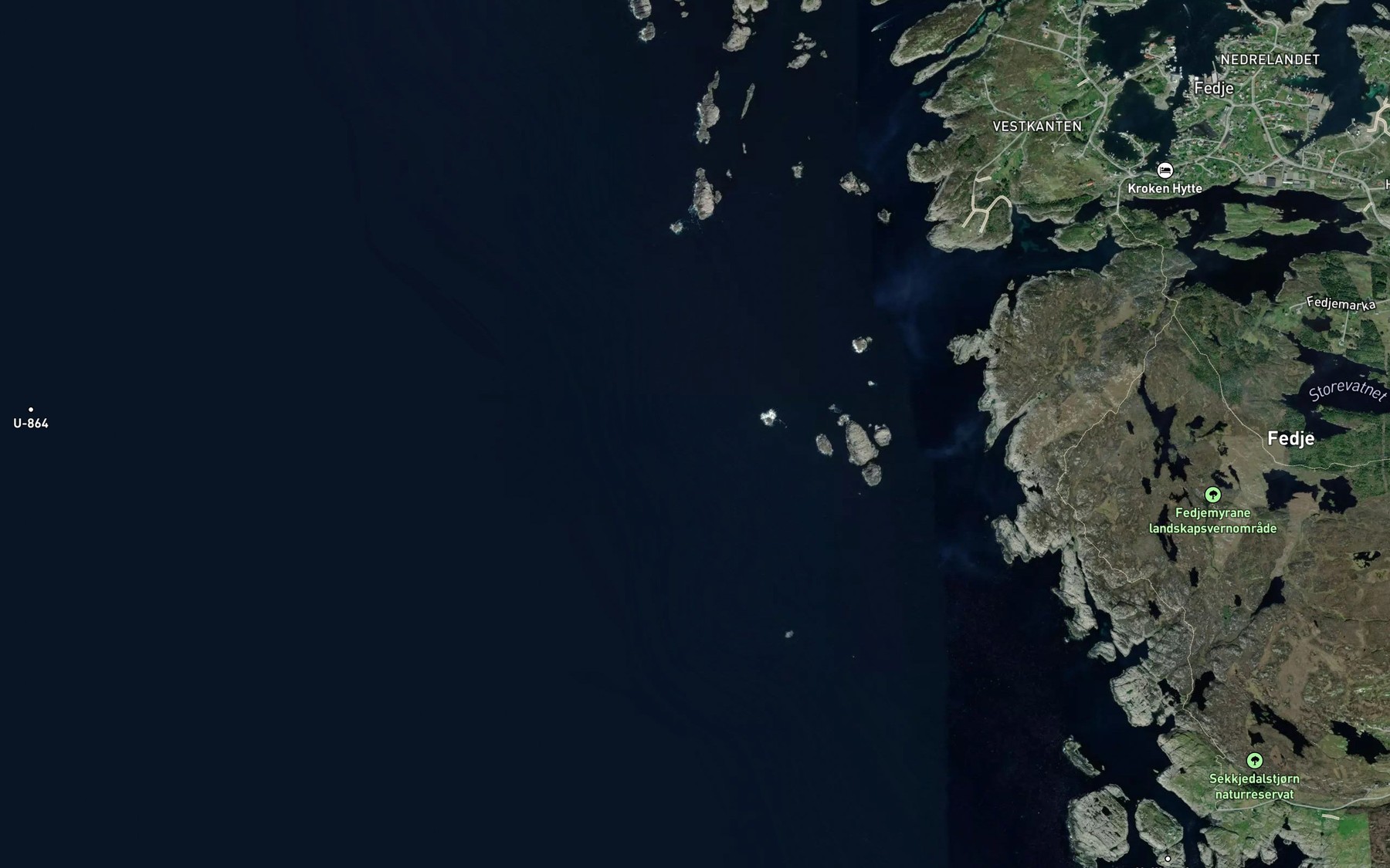 Satellite map of the Suleflua
