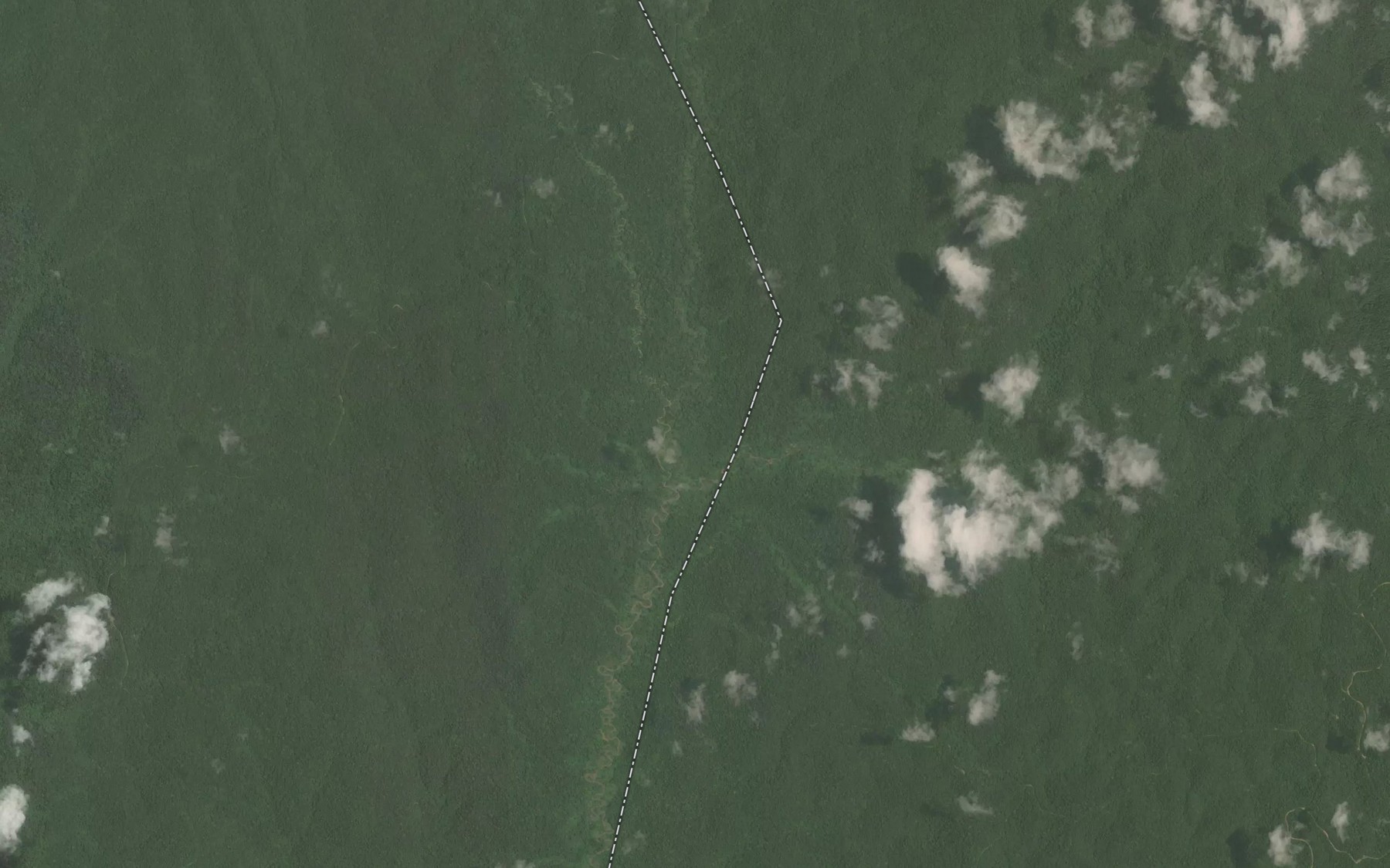 Satellite map of the Loula