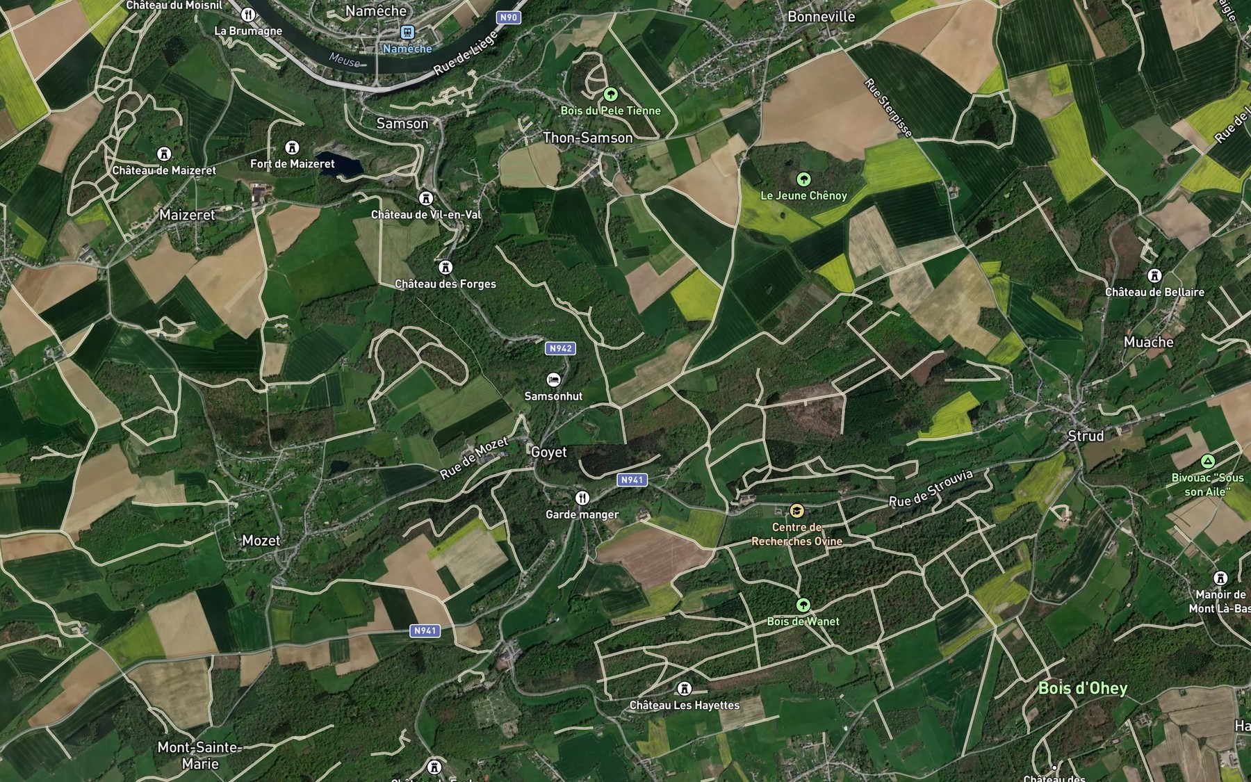 Satellite map of the Struviaux