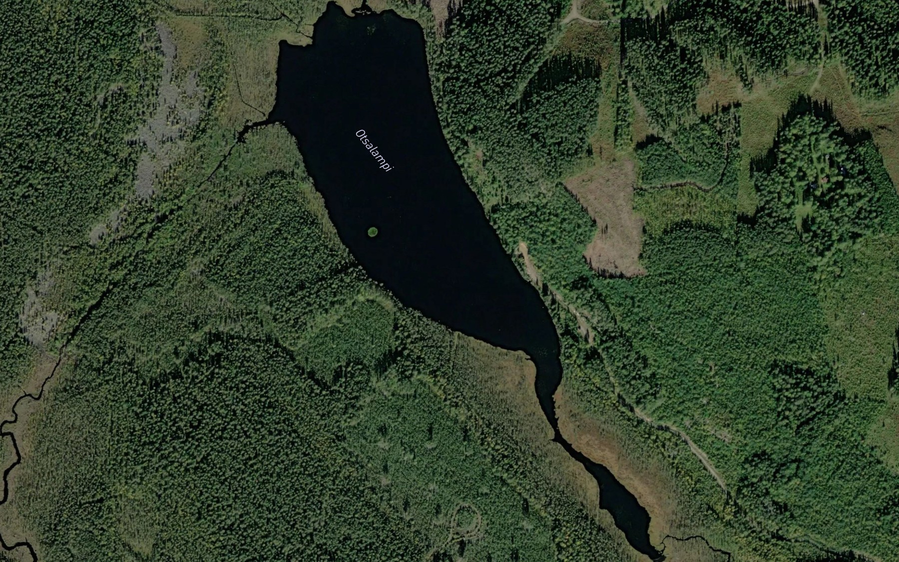 Satellite map of the Otsalampi
