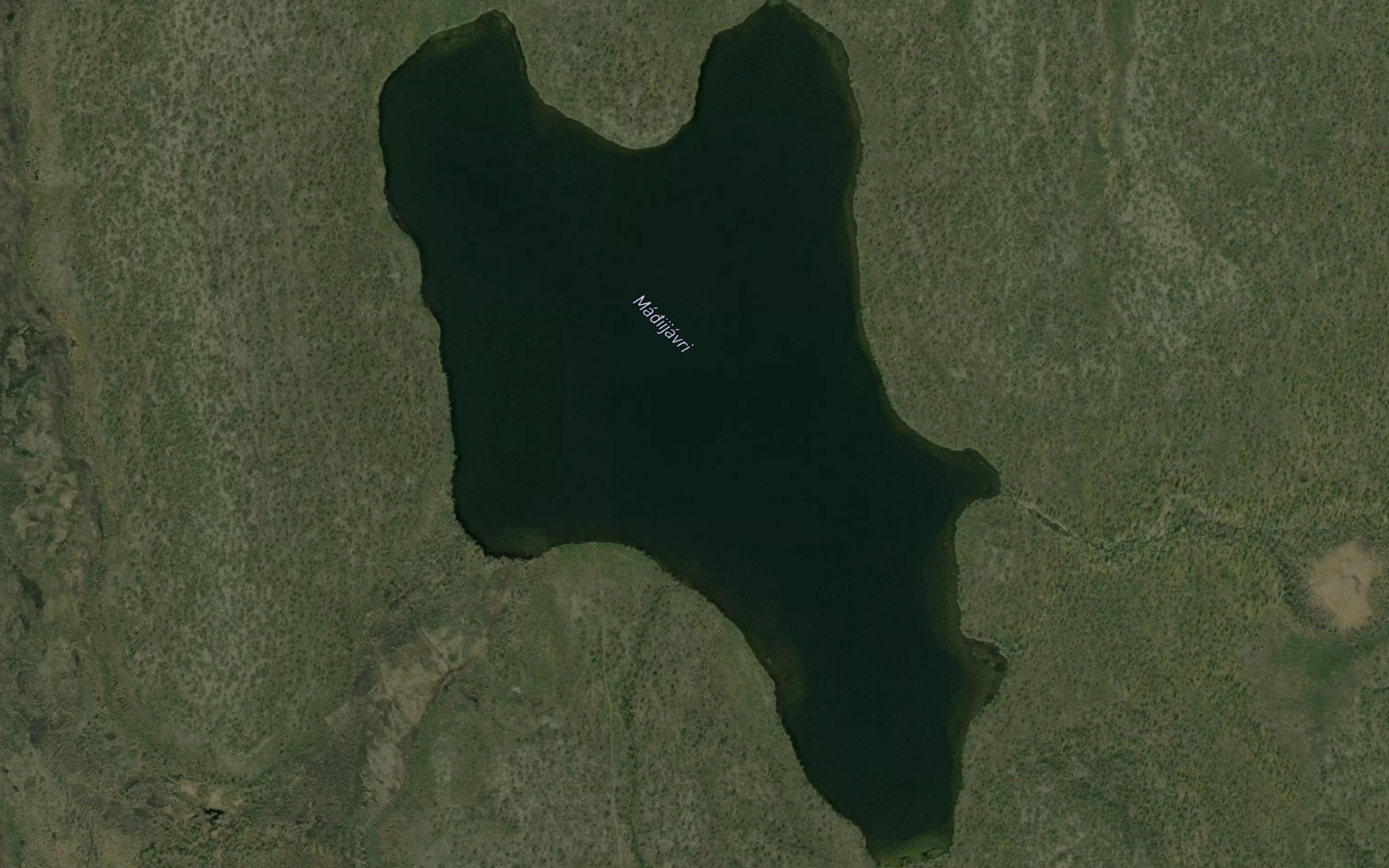 Satellite map of the Magiijavri