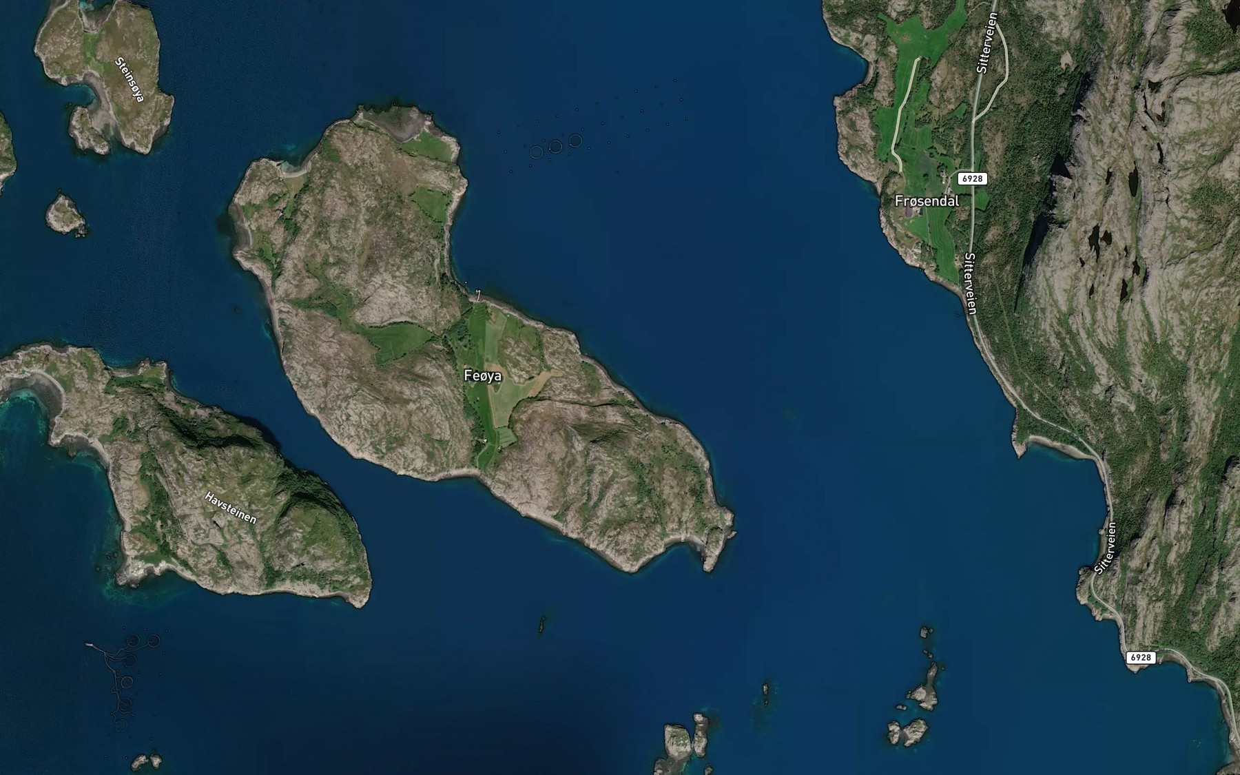 Satellite map of the Havika