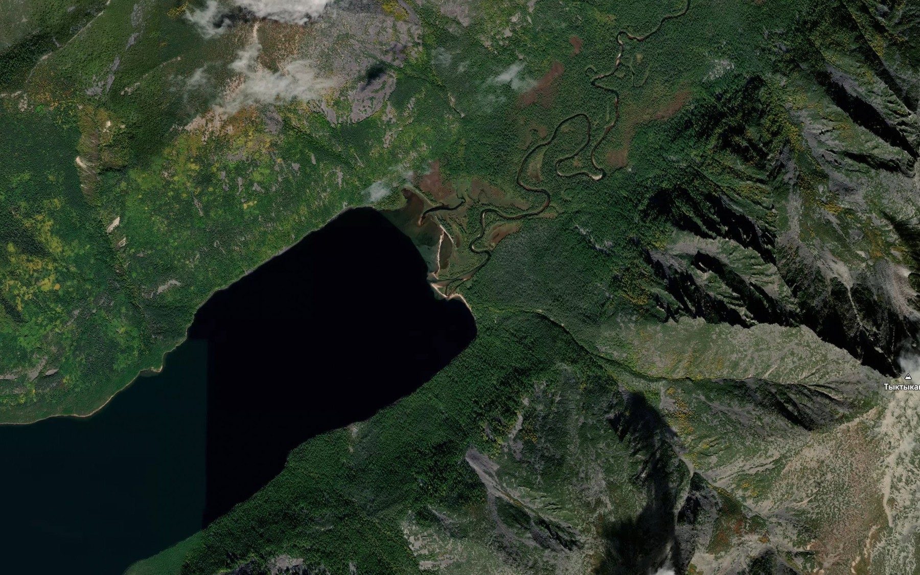 Satellite map of the Pravaya Frolikha