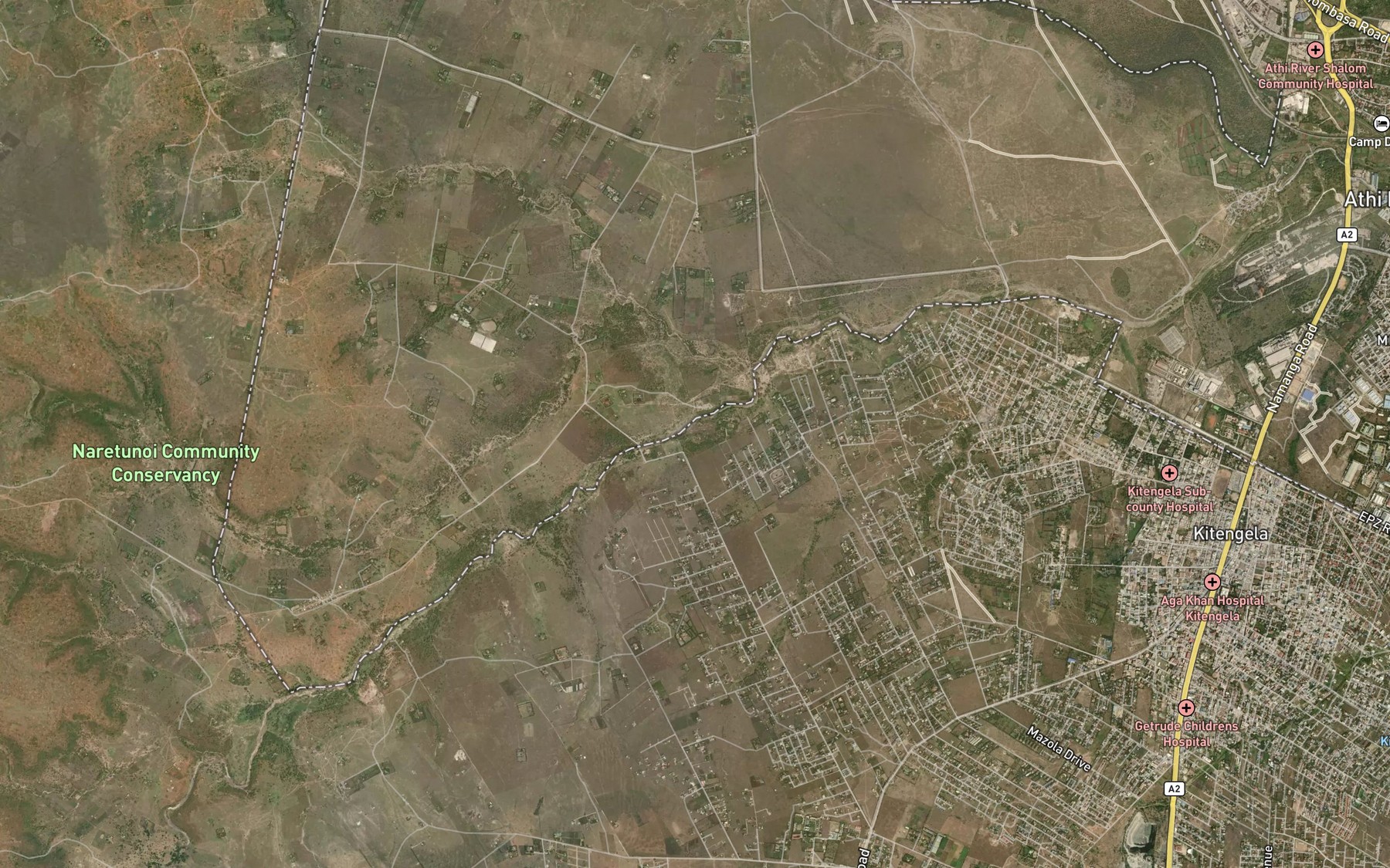 Satellite map of the Noopopong