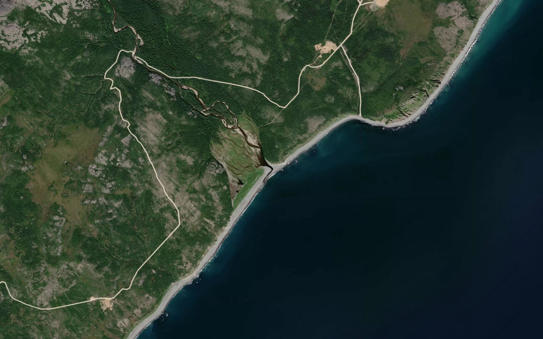 Satellite map of the Irkarkan