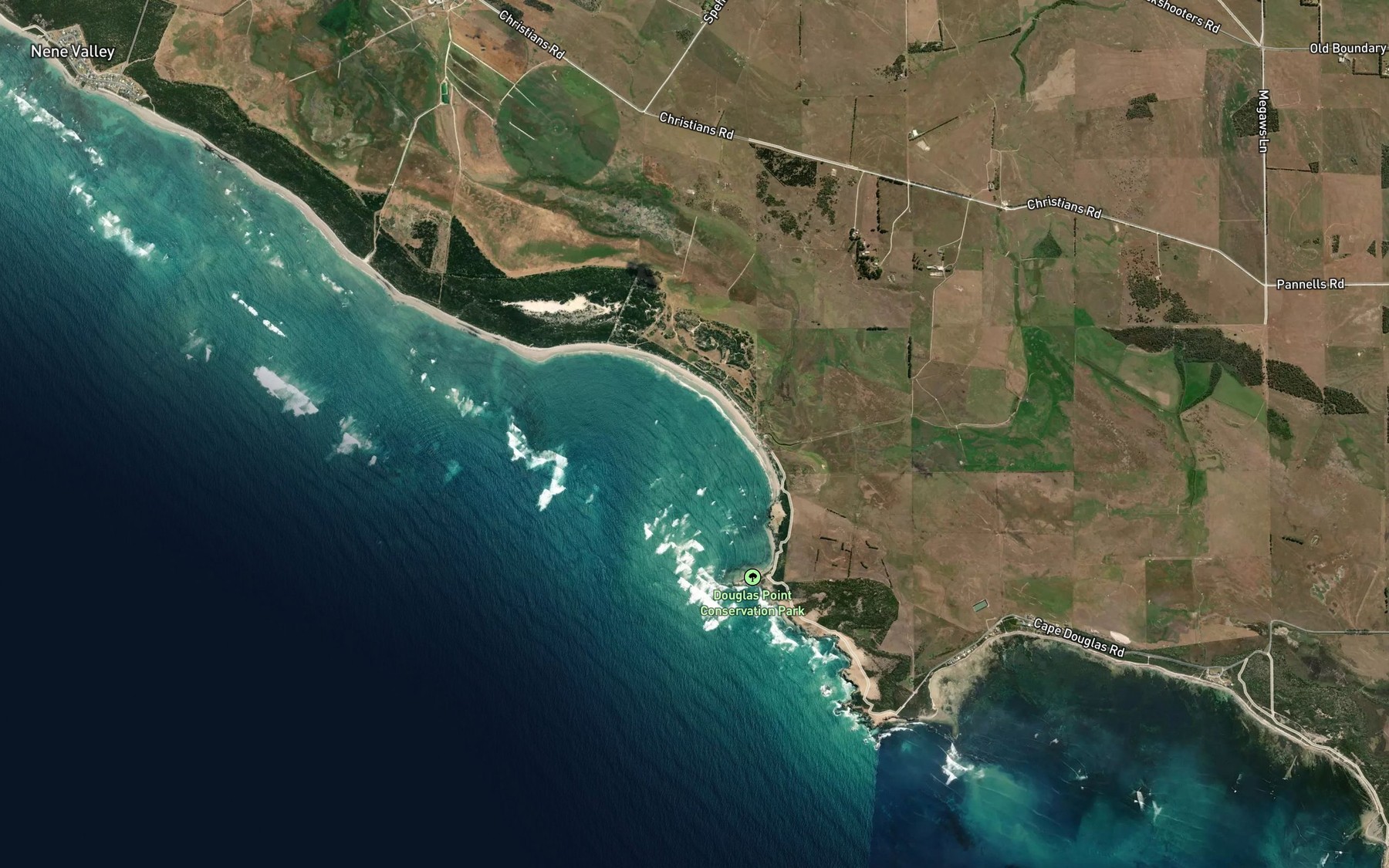 Satellite map of the Baie D'Estaing