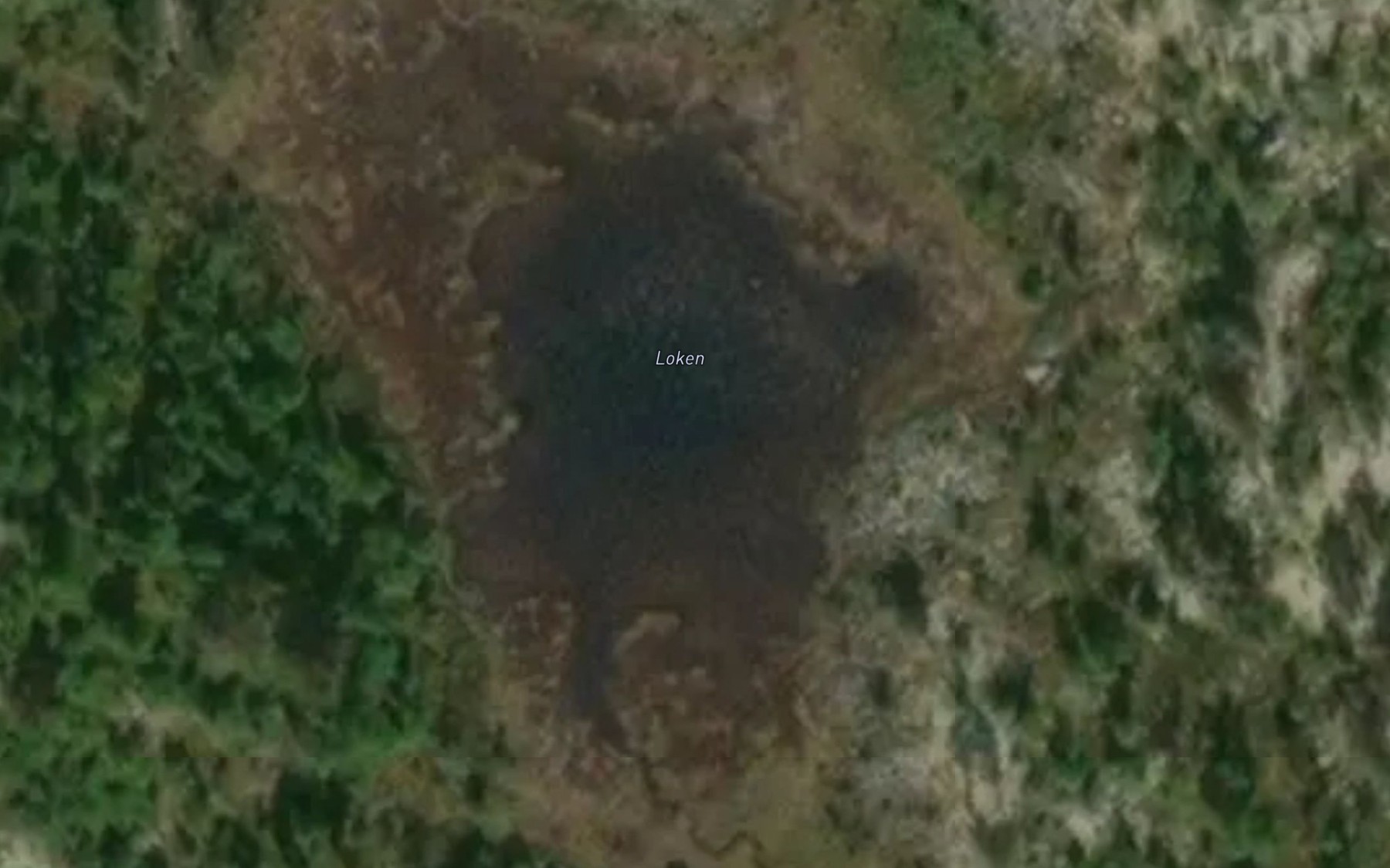 Satellite map of the Loken