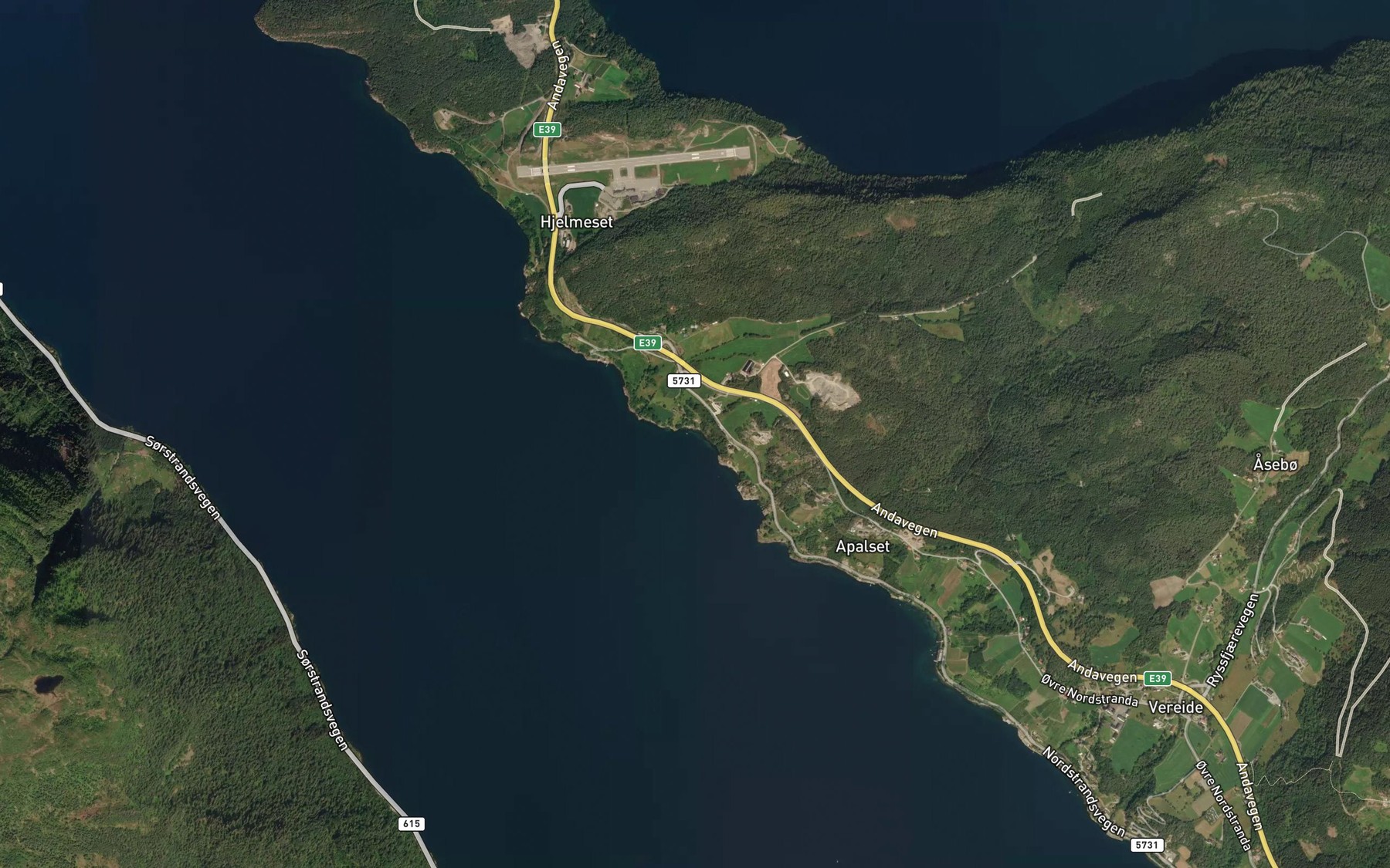 Satellite map of the Jorenvika
