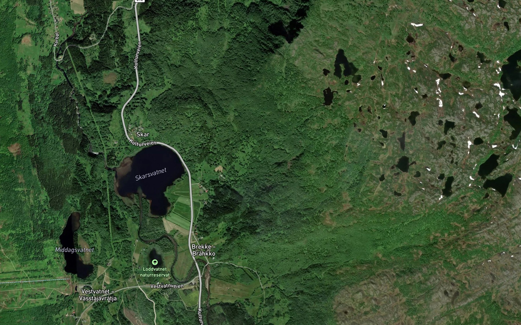 Satellite map of the Stolpelva
