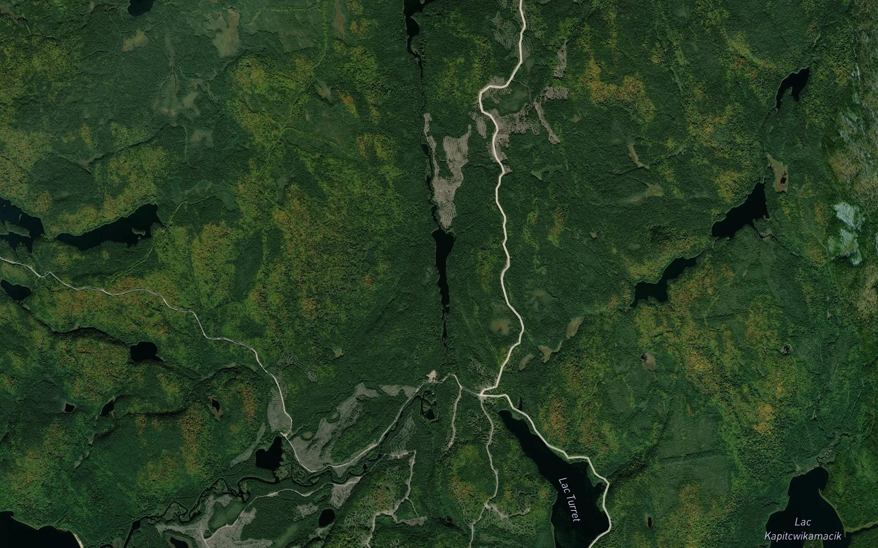 Satellite map of the Lac Kakickapiskakamacik