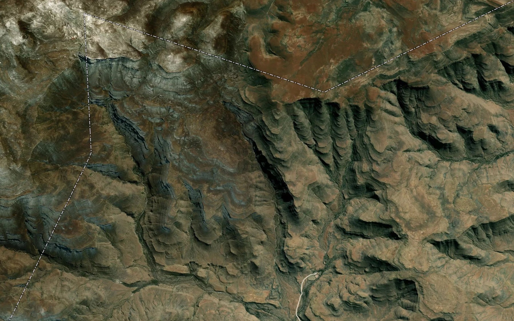 Satellite map of the Draghoenderkloof