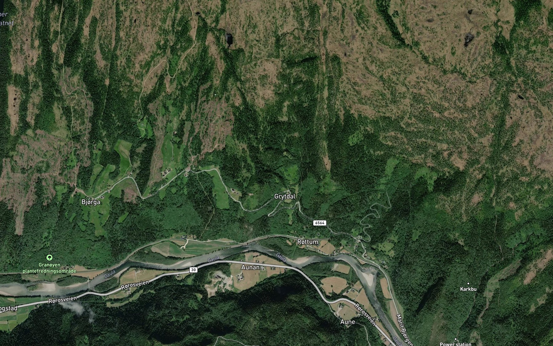 Satellite map of the Litlbekken