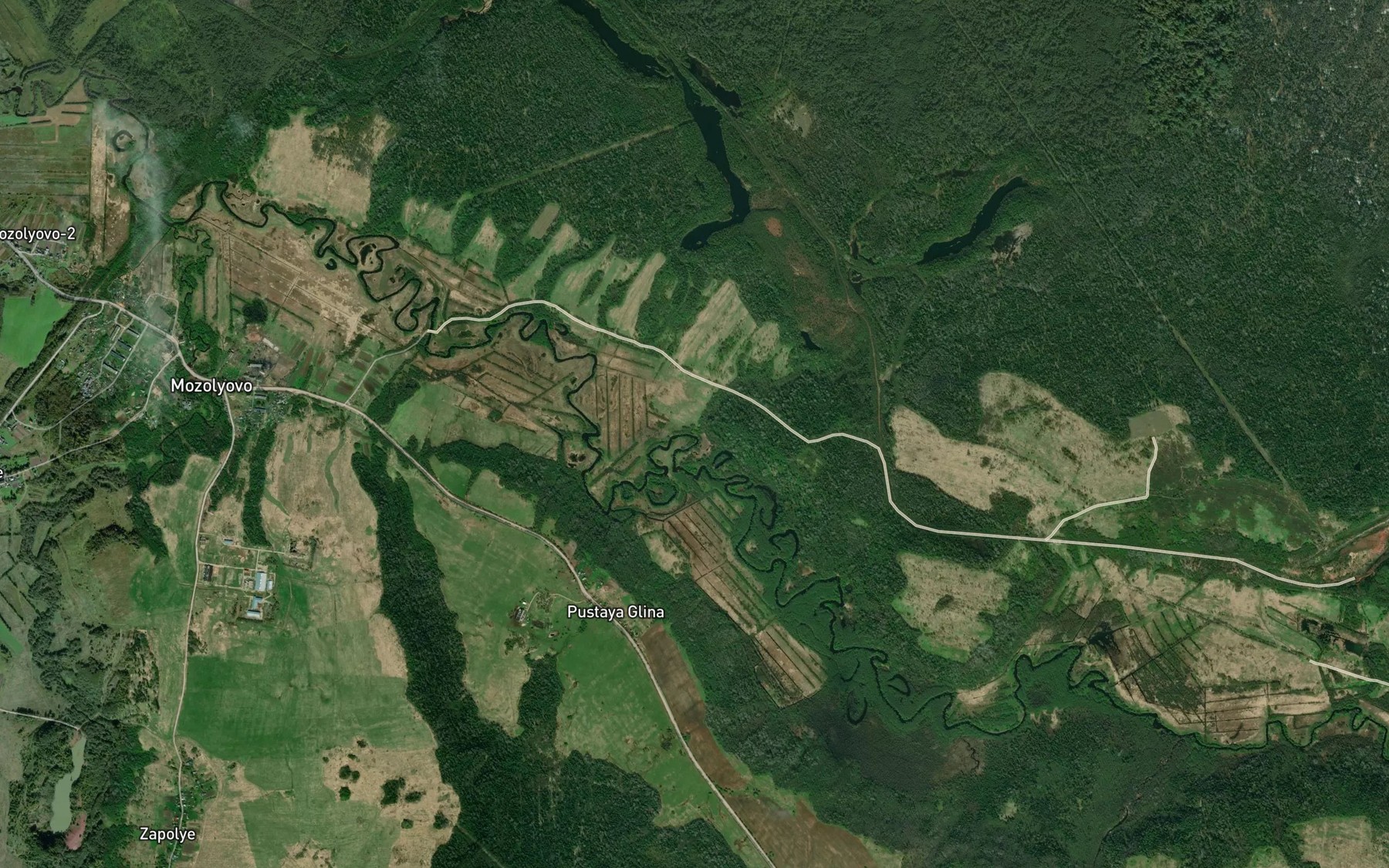Satellite map of the Panfilovka