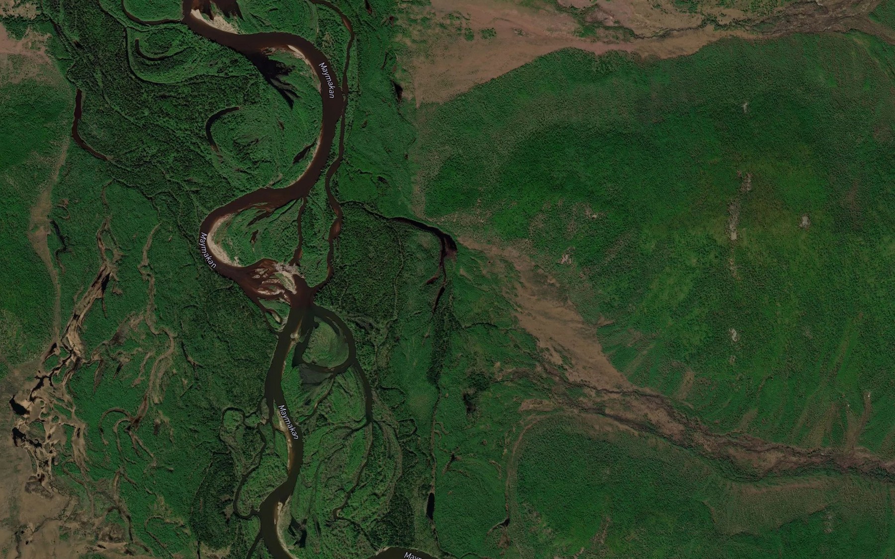 Satellite map of the Vostochnyy