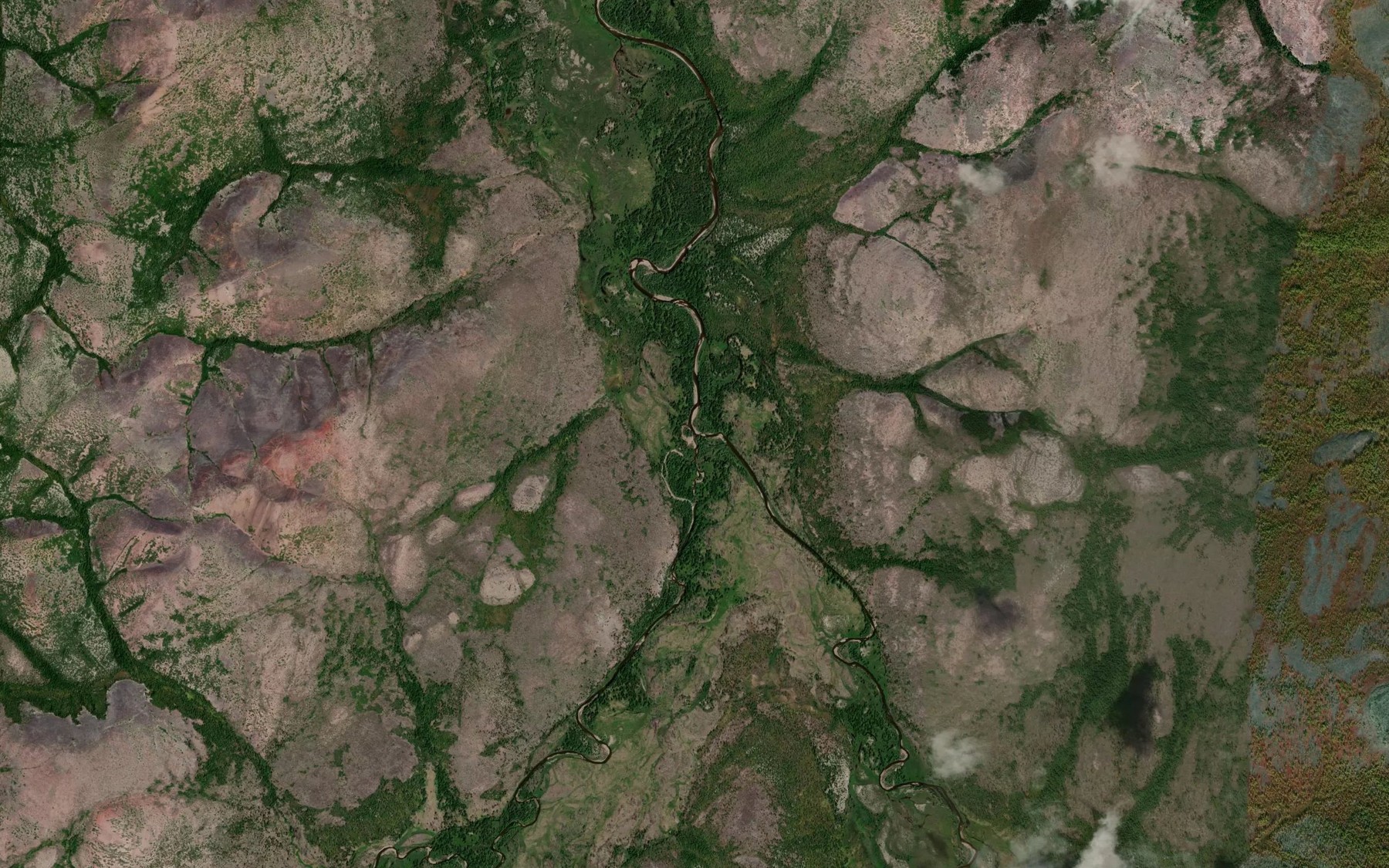 Satellite map of the Novoselovskiy