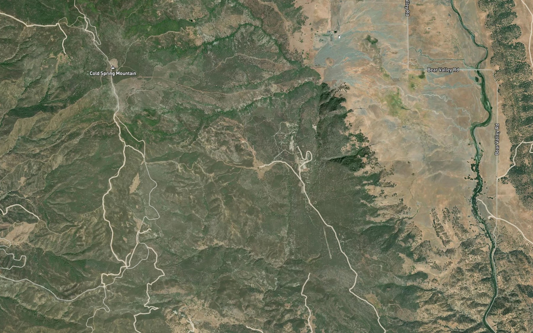 Satellite map of the Eaton Springs