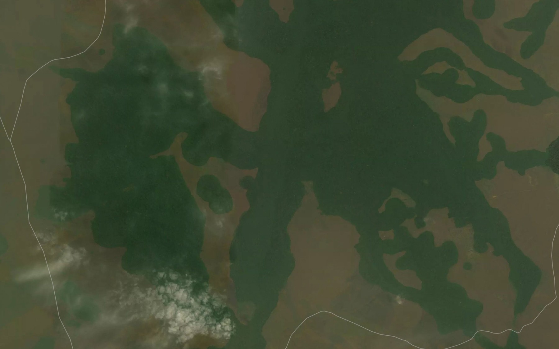 Satellite map of the Galibu