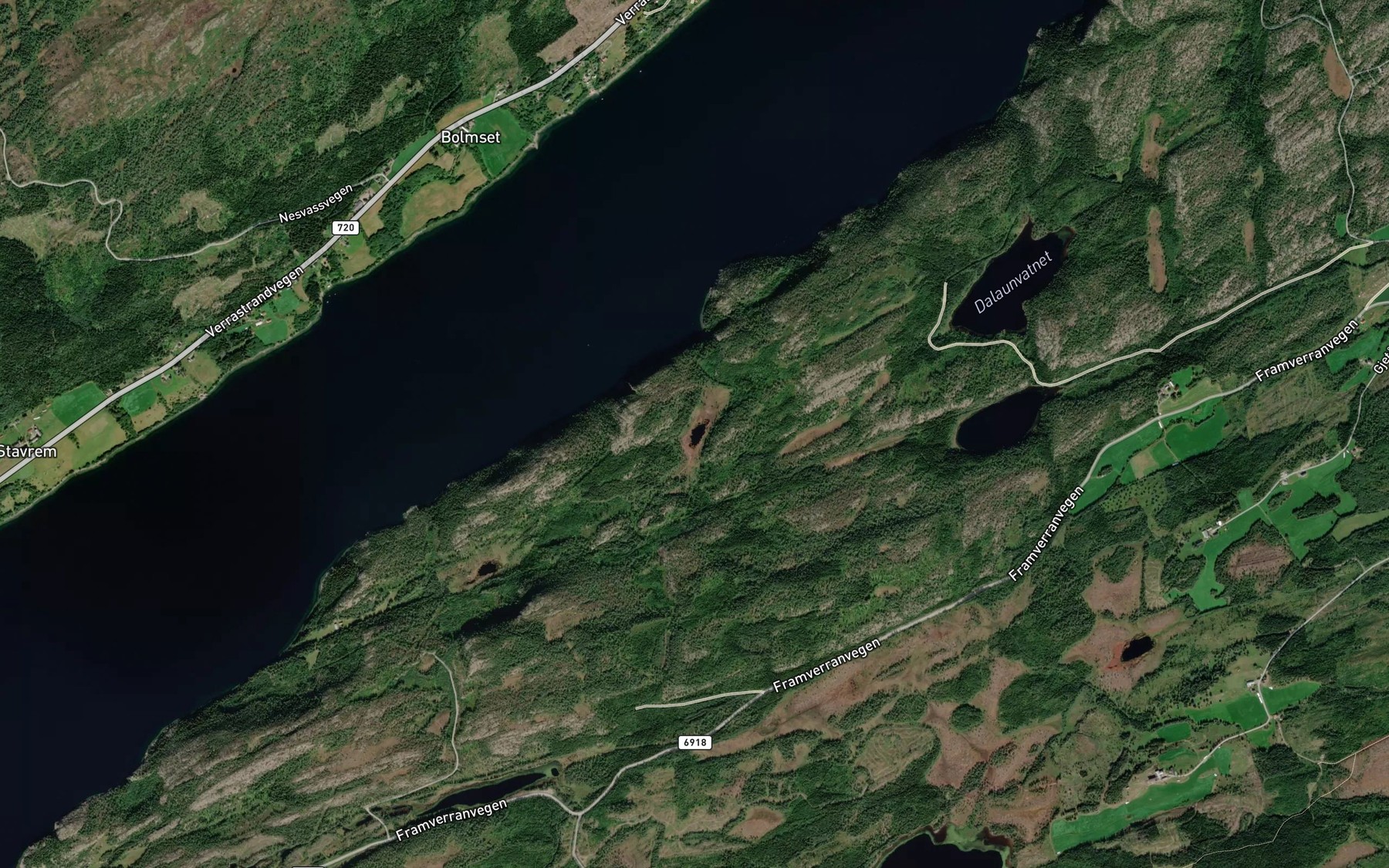 Satellite map of the Oltjorna