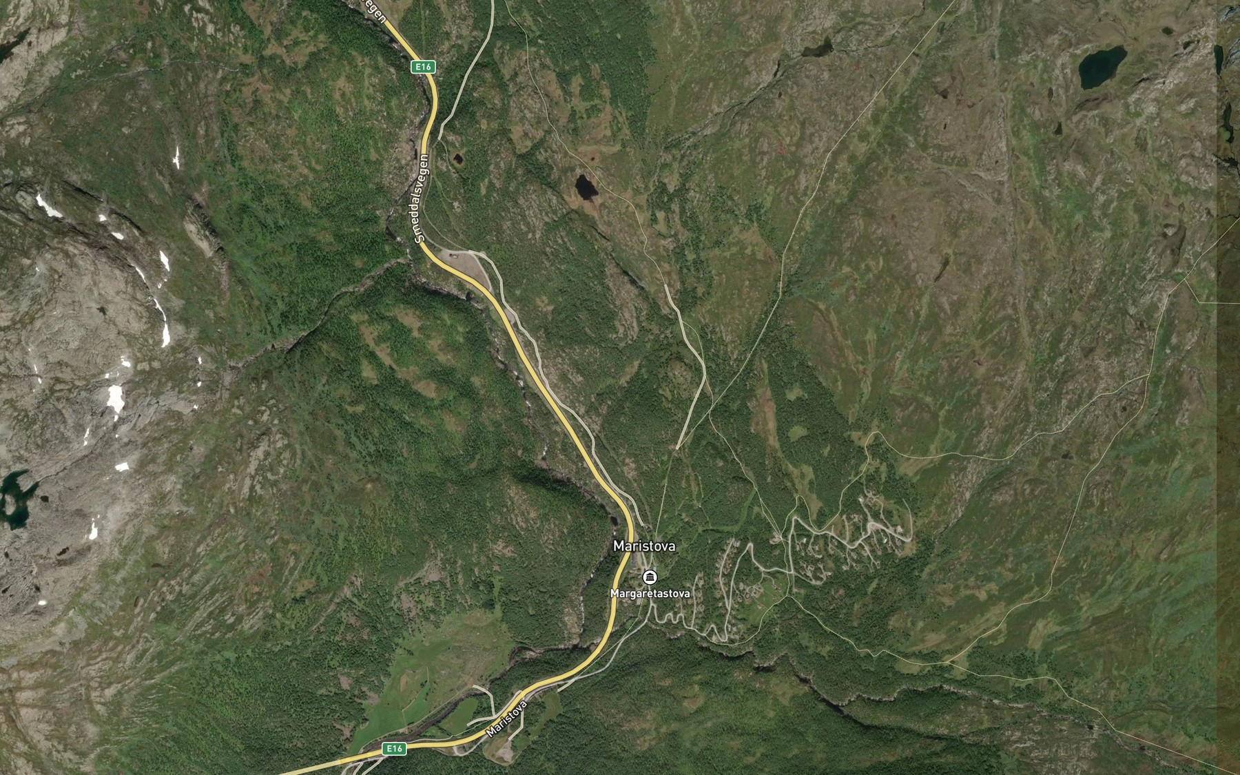 Satellite map of the Timregrovi