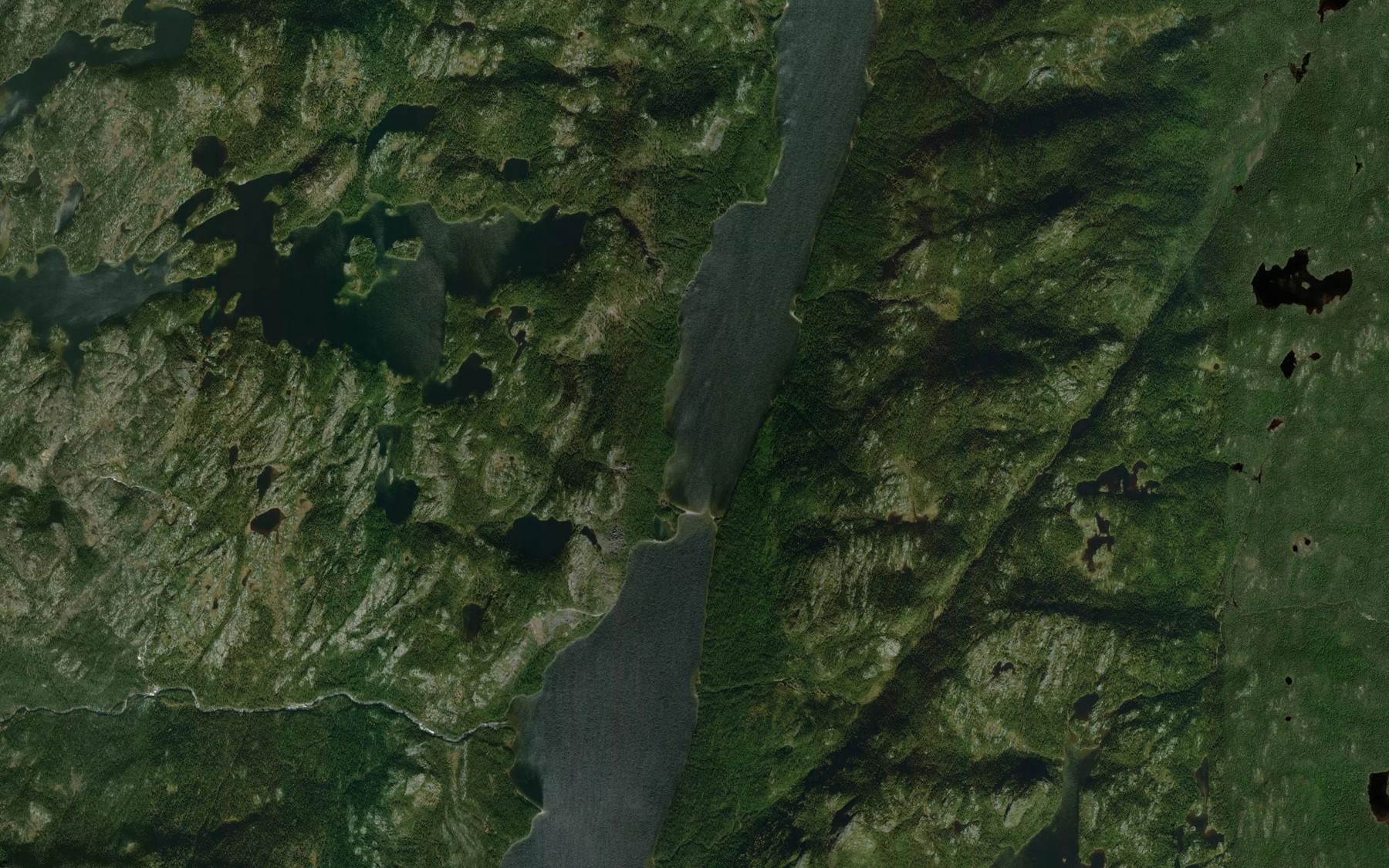 Satellite map of the Lac de la Mine