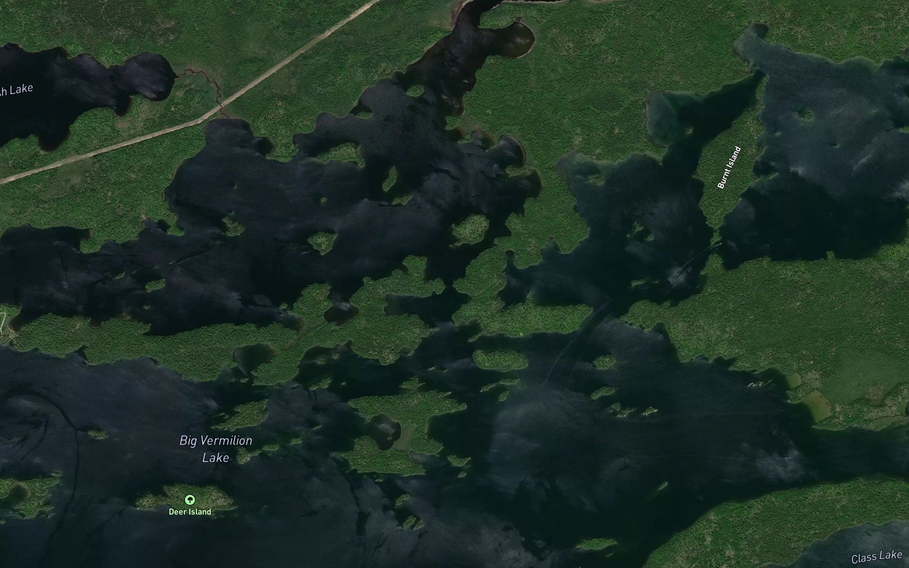 Satellite map of the Hudson Narrows
