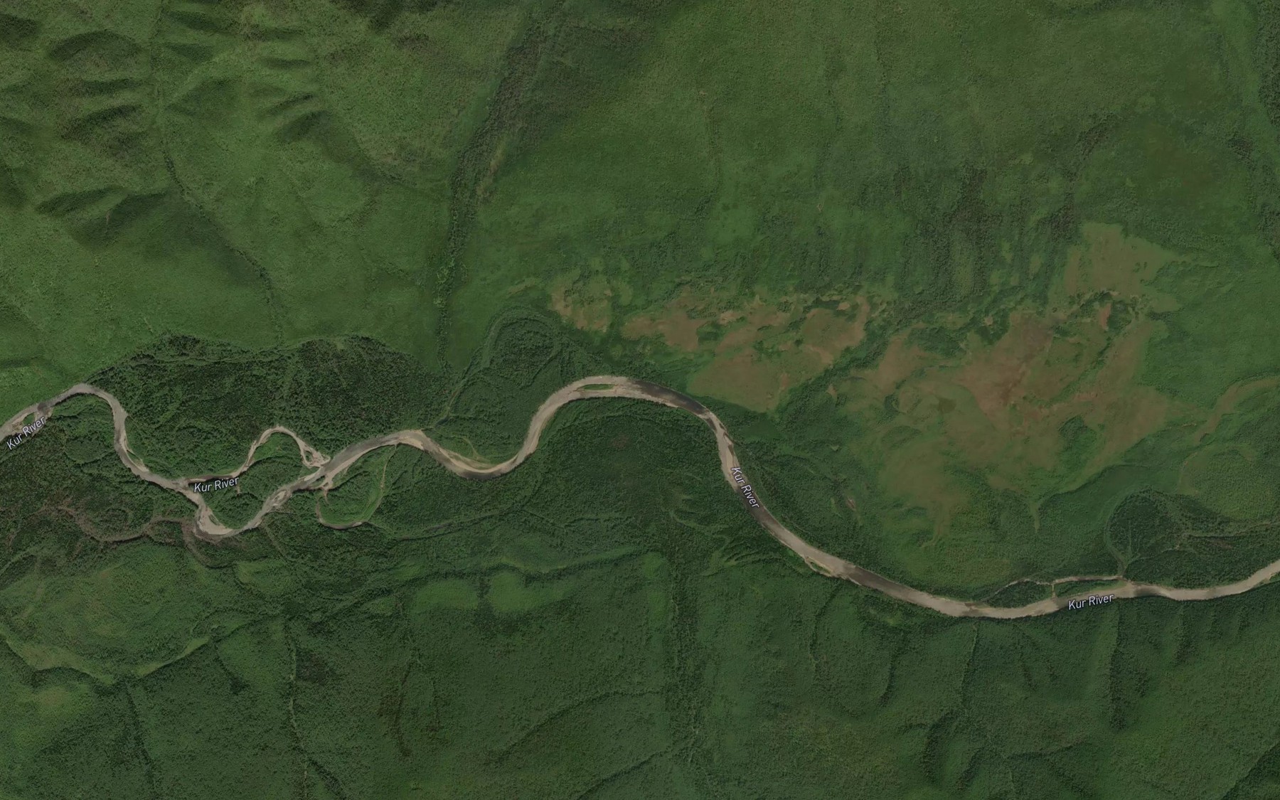 Satellite map of the Baybal