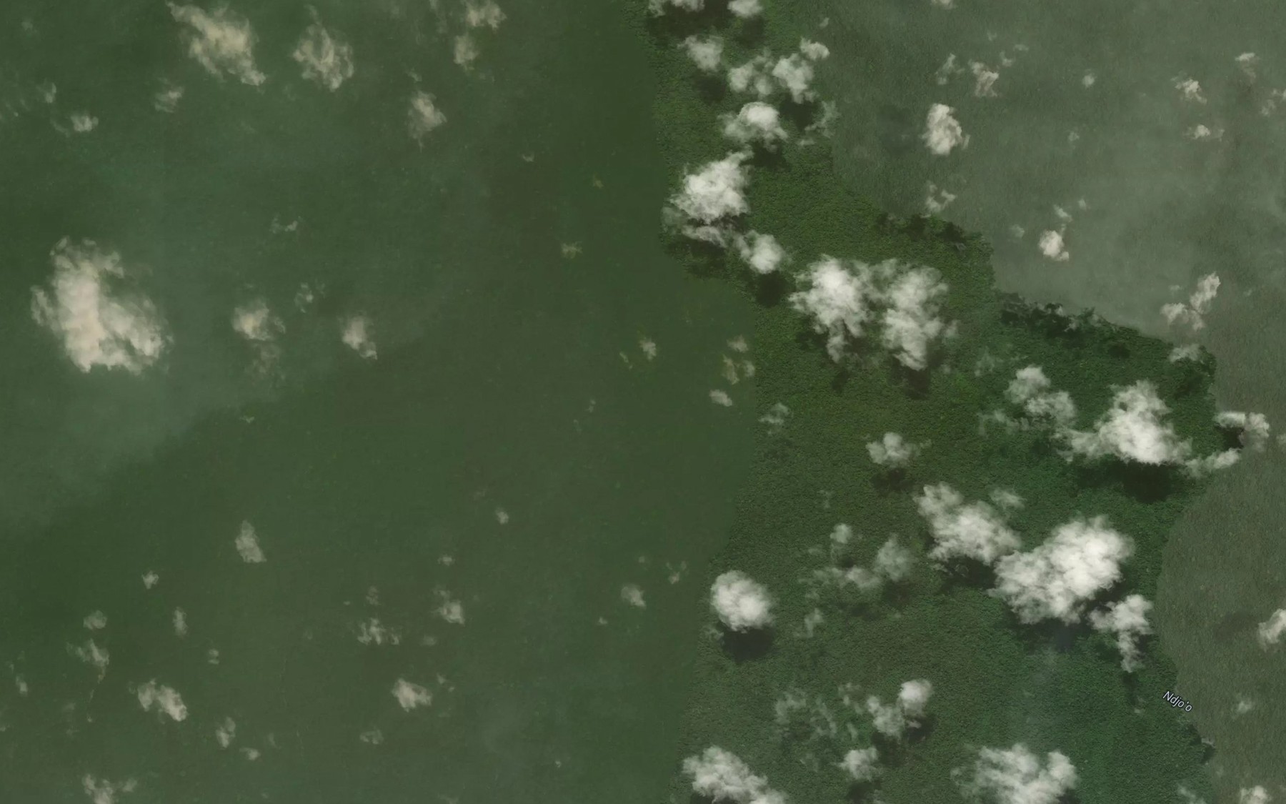 Satellite map of the Mitan