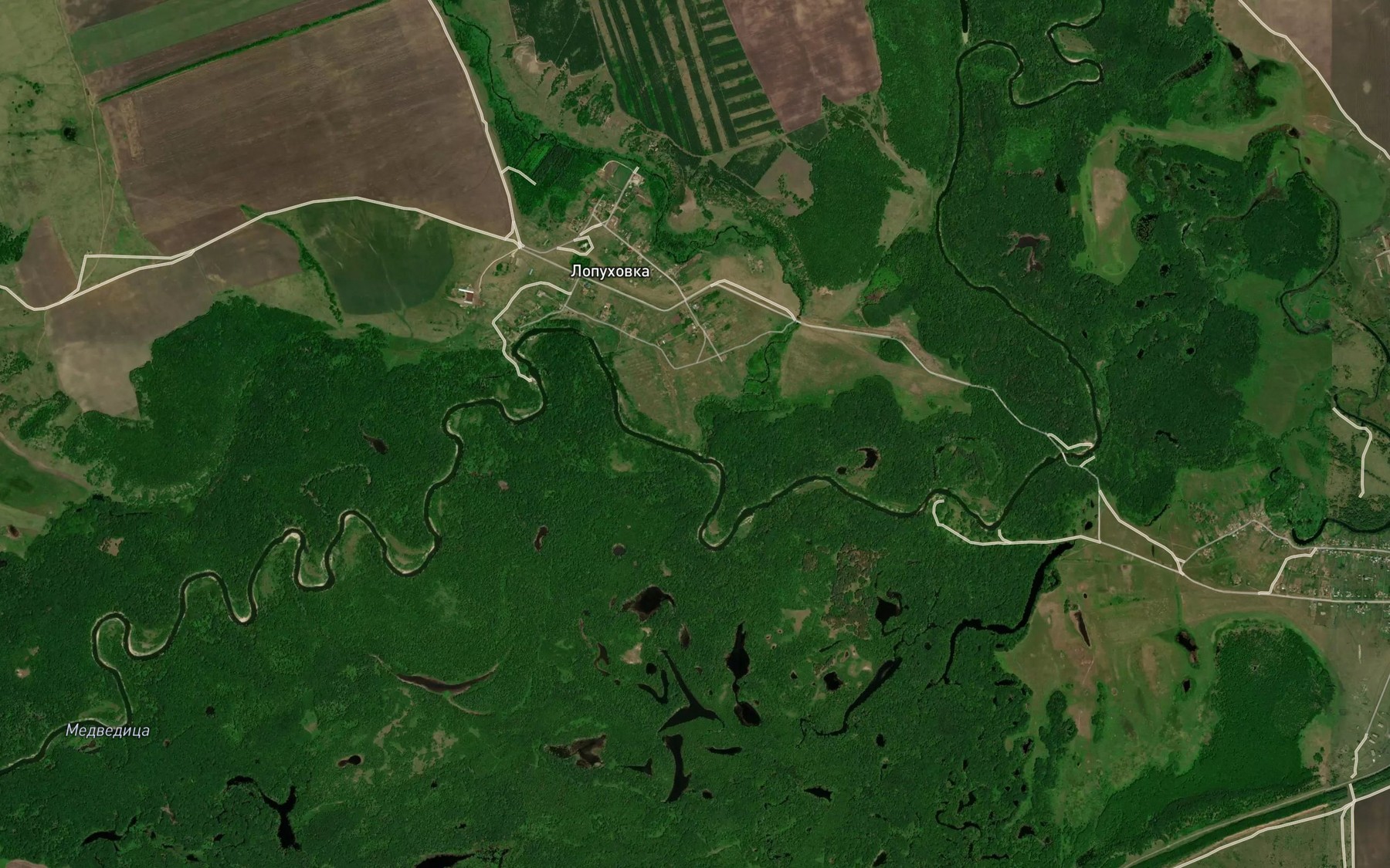 Satellite map of the Itkarka