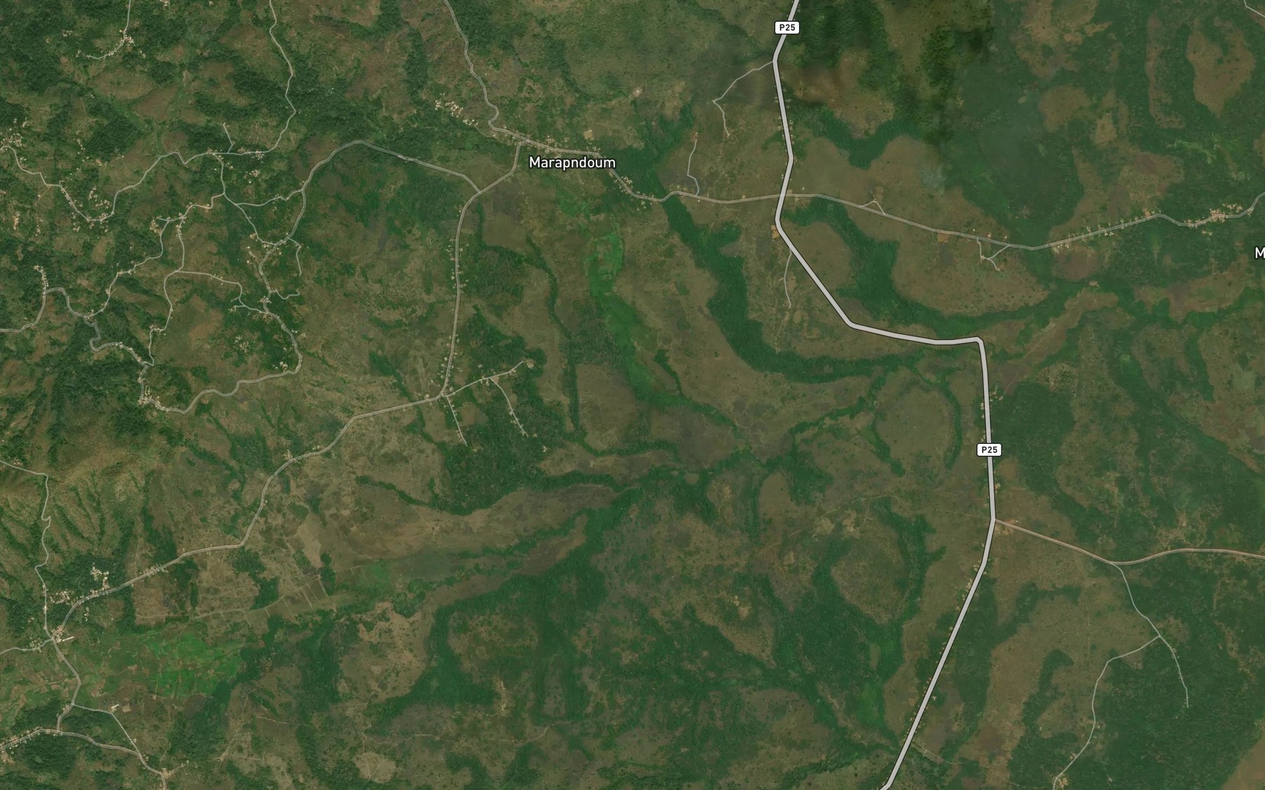 Satellite map of the Mepon