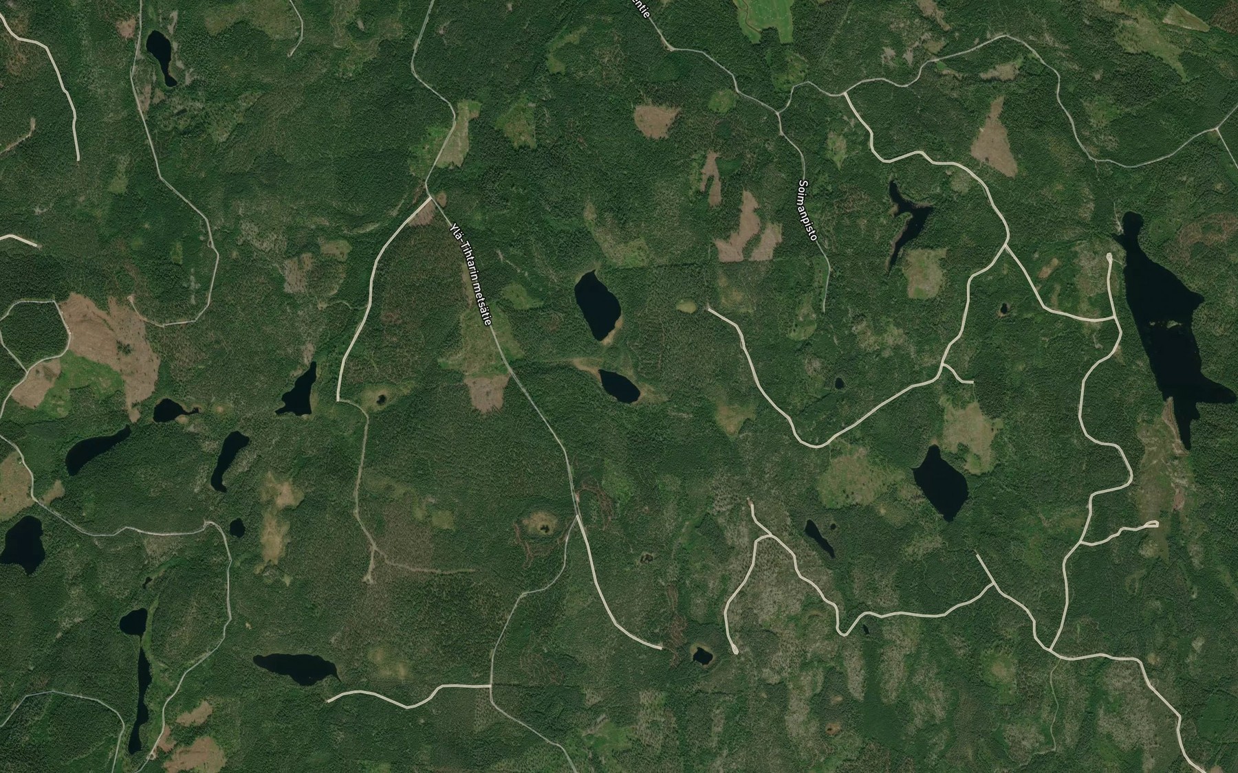 Satellite map of the Pieni Hanslampi