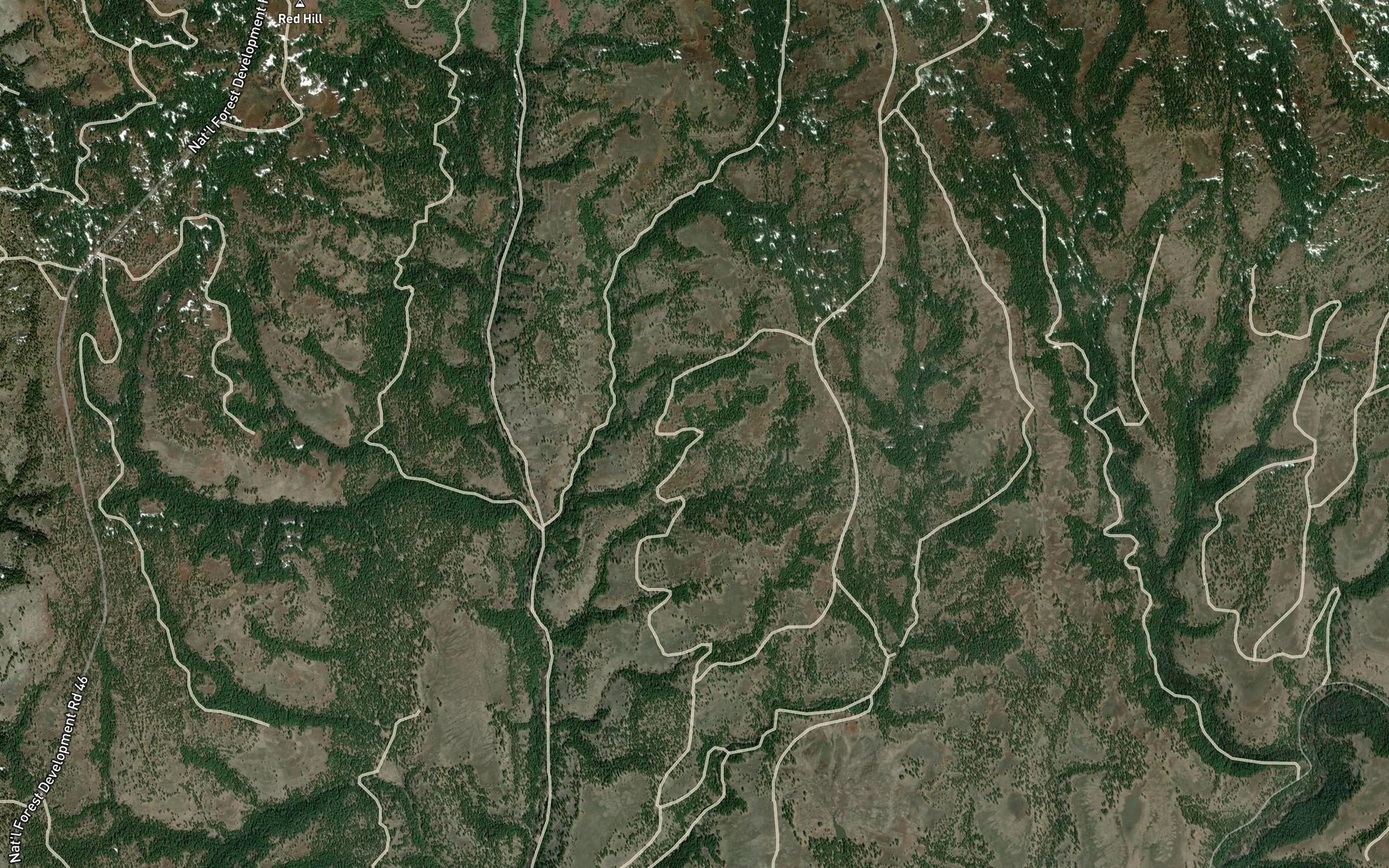Satellite map of the Paris Spring