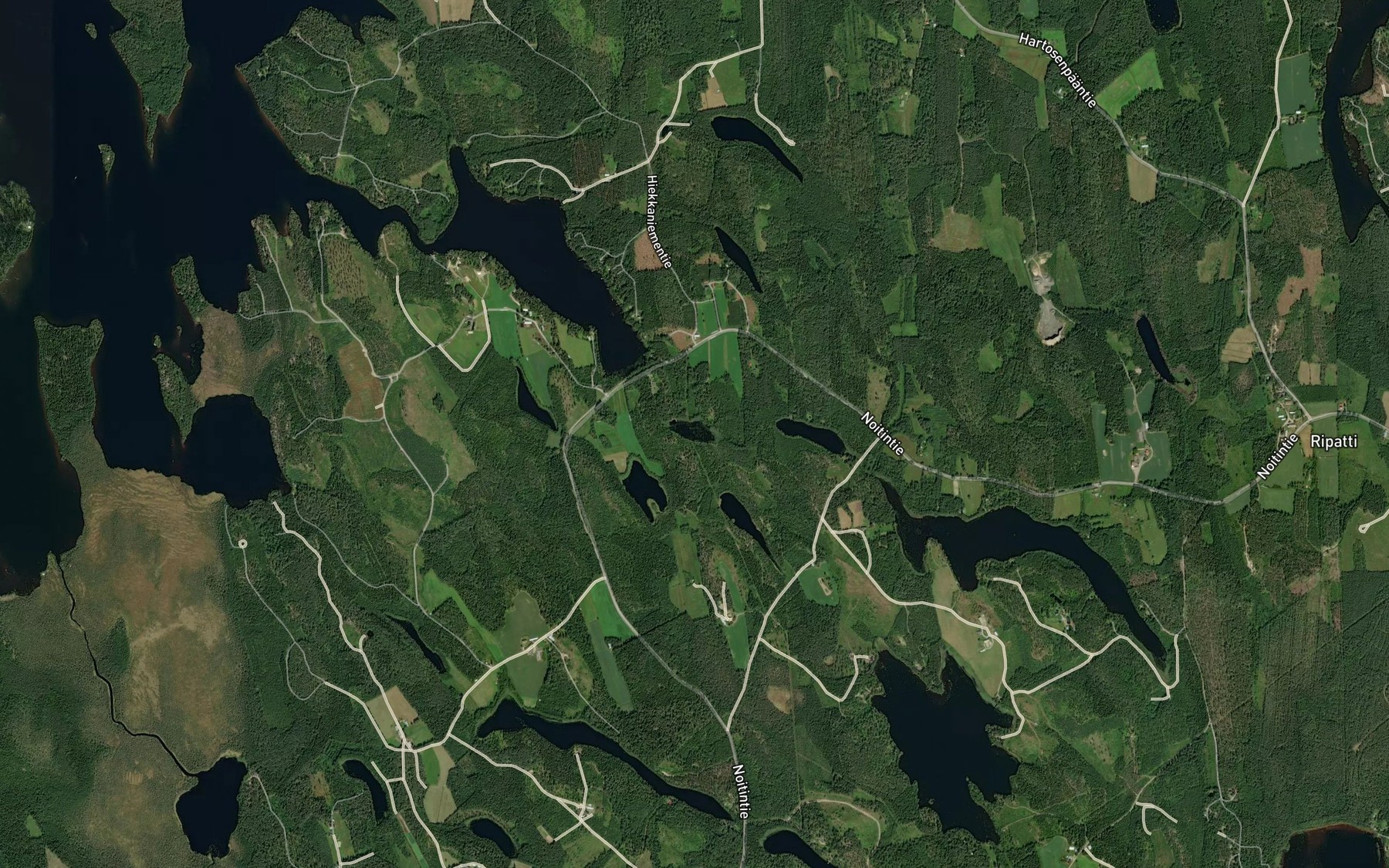 Satellite map of the Sammallampi