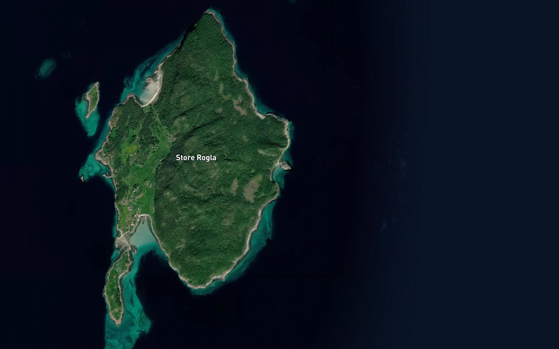 Satellite map of the Hamna