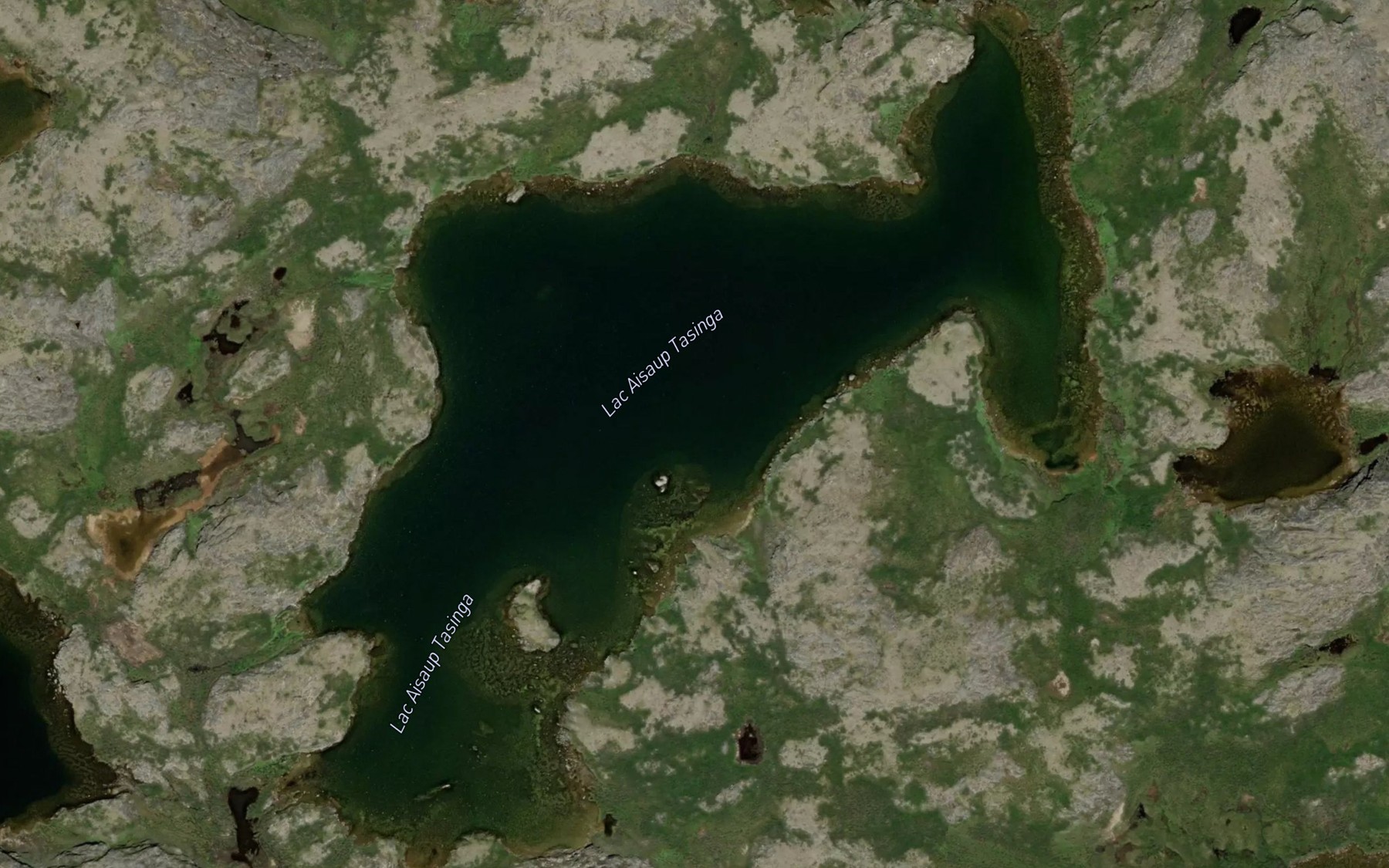 Satellite map of the Lac Aisaup Tasinga