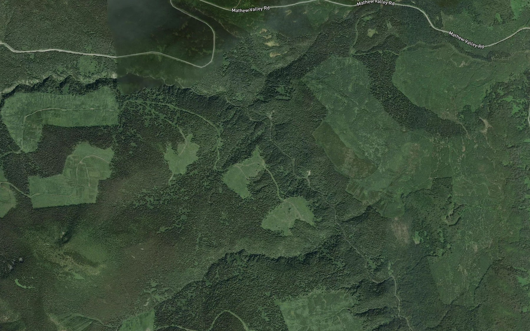Satellite map of the Tinsdale Creek
