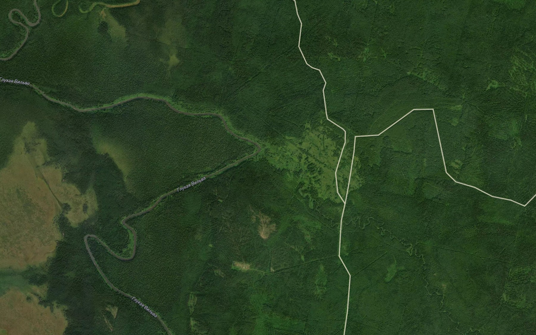 Satellite map of the Dolgaya