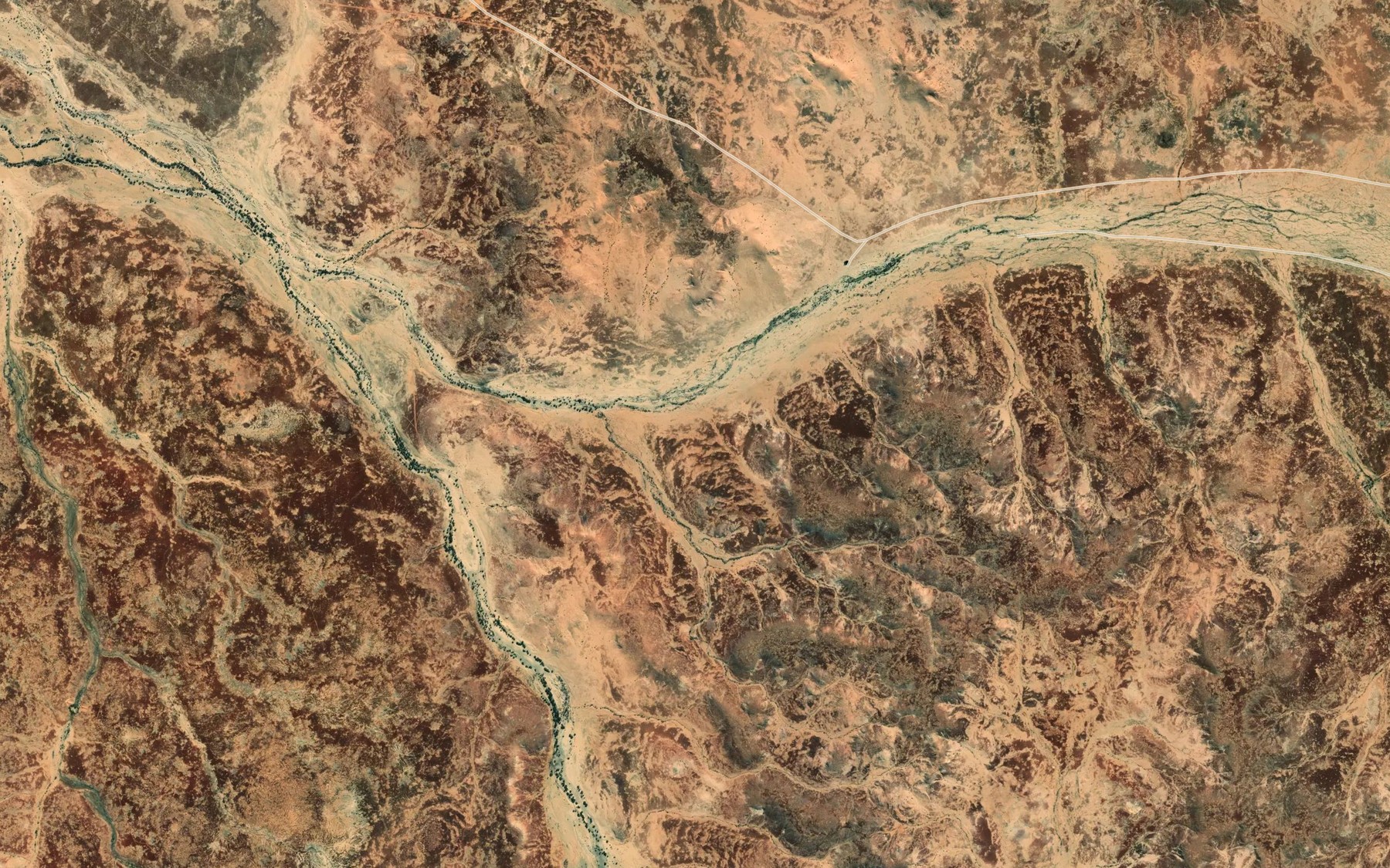 Satellite map of the The Isa
