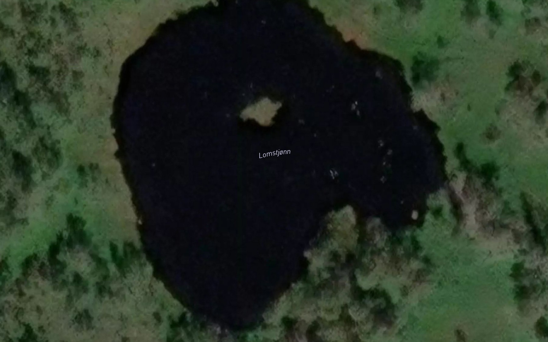 Satellite map of the Lomstjonn