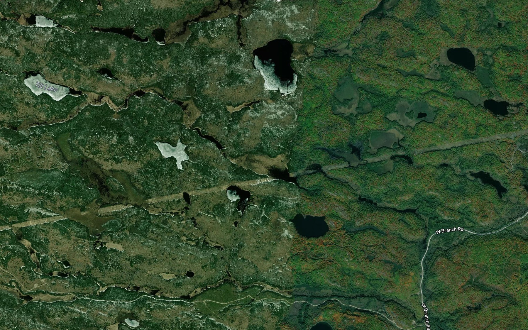 Satellite map of the Nazar Lake