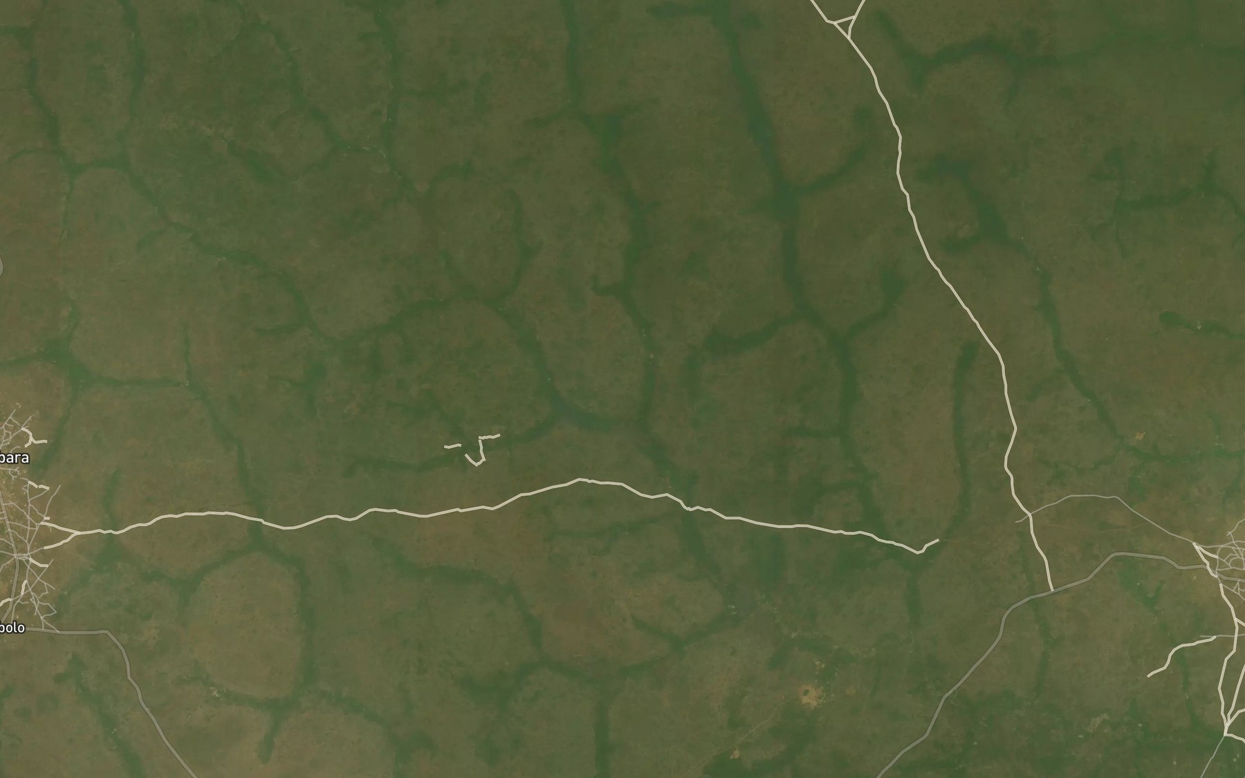 Satellite map of the Lindjopo