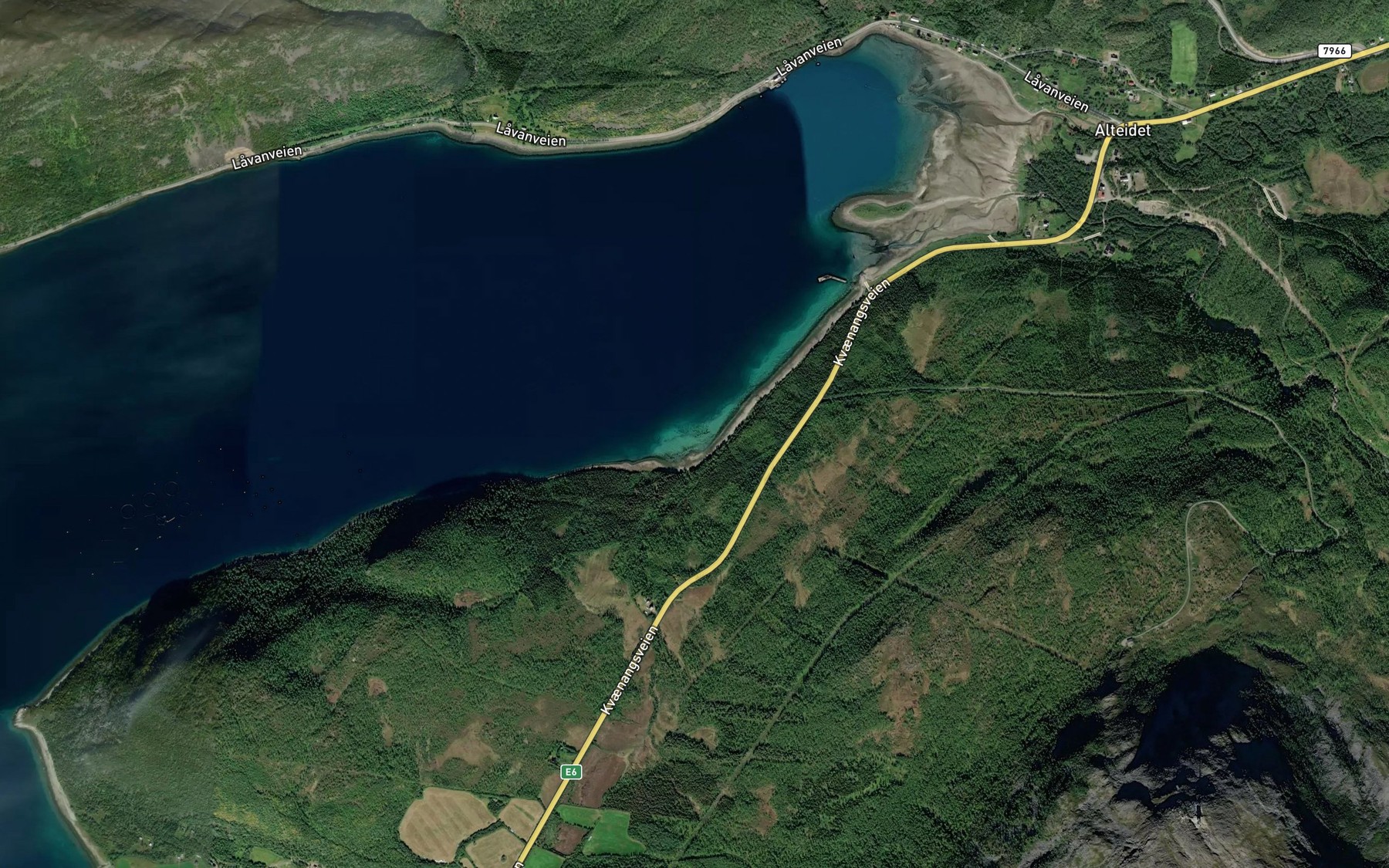 Satellite map of the Labukta