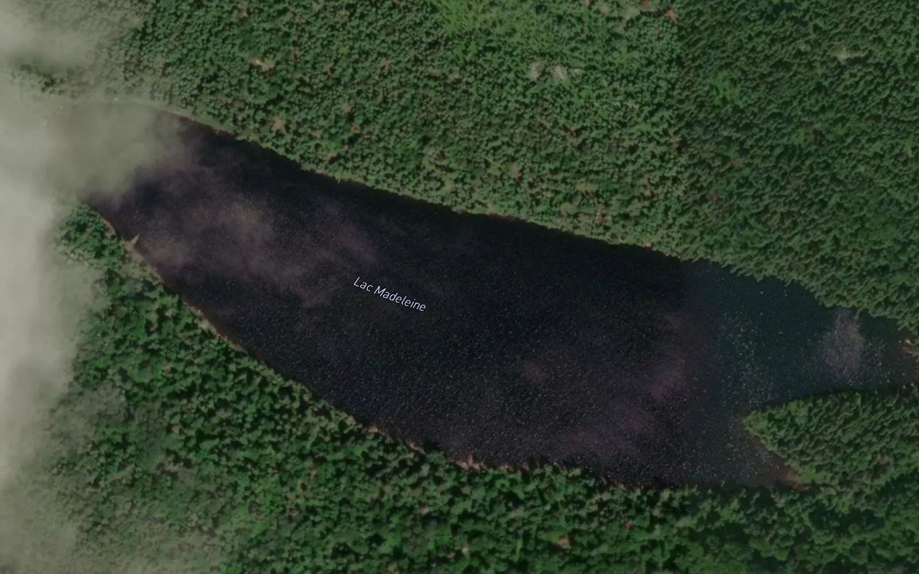 Satellite map of the Lac Madeleine