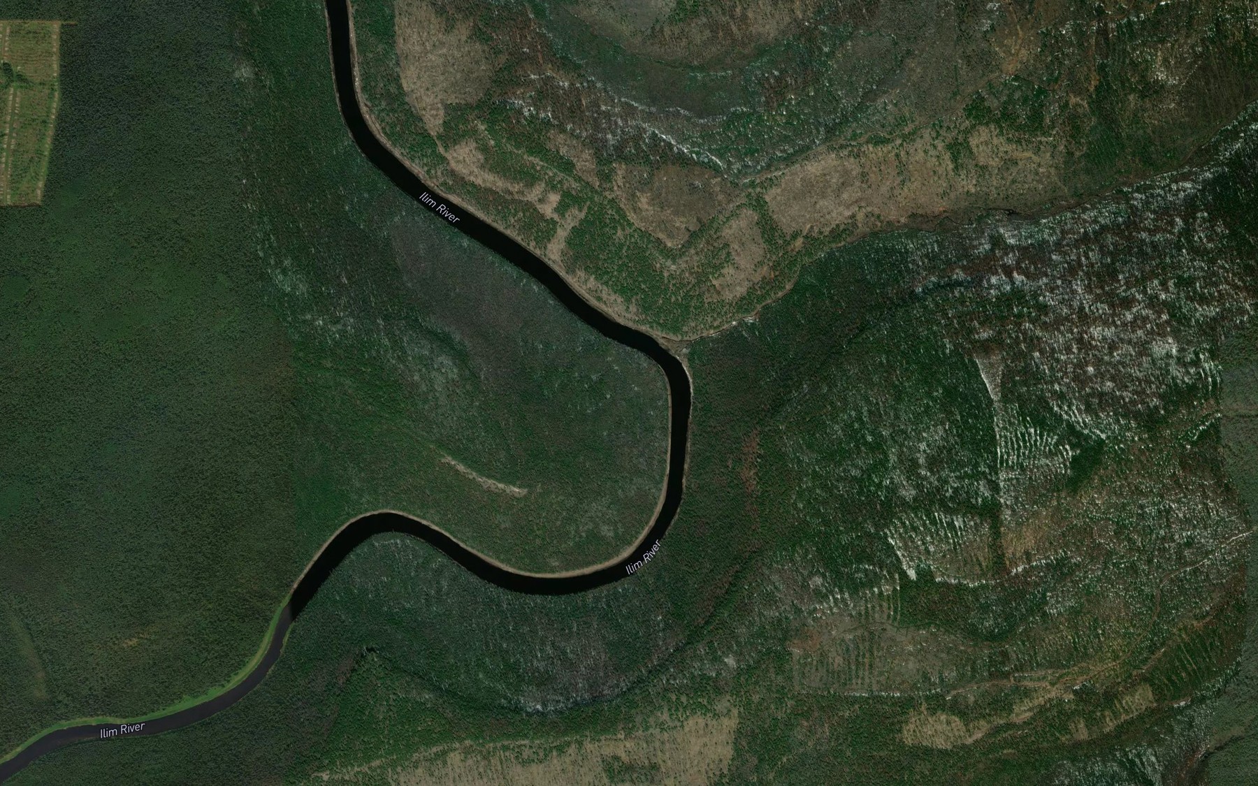 Satellite map of the Atalonskaya Mezhovka