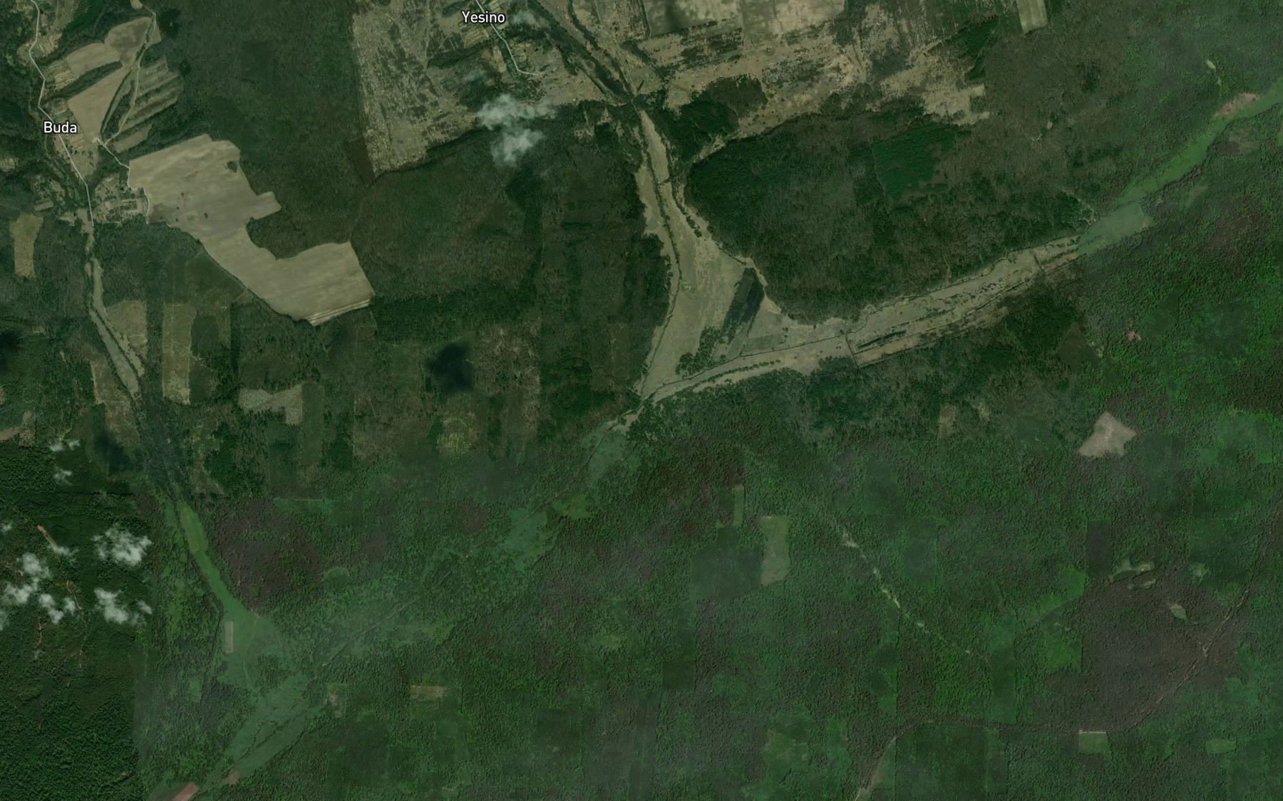 Satellite map of the Glodnevka